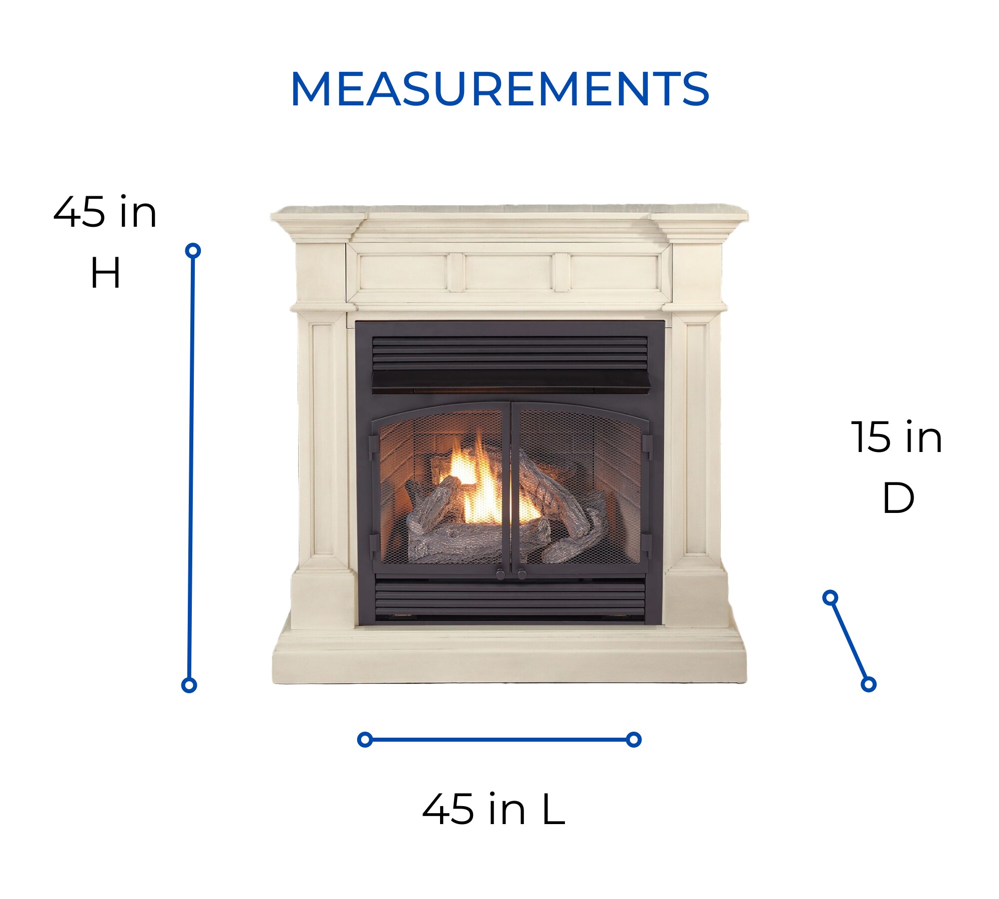 Duluth Forge DFS-400T-2AW Gas-Fireplaces - View #6