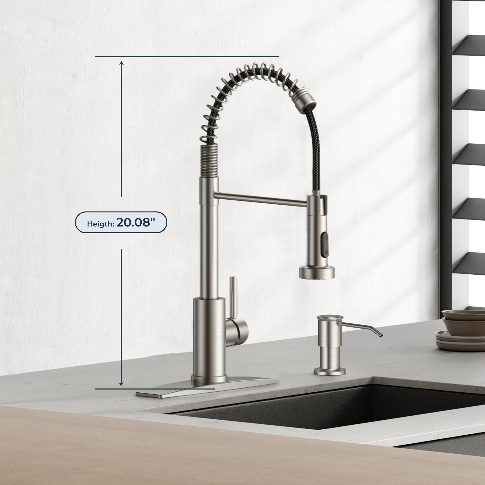 FURUISI L4BN-SD Kitchen-Faucets - View #2