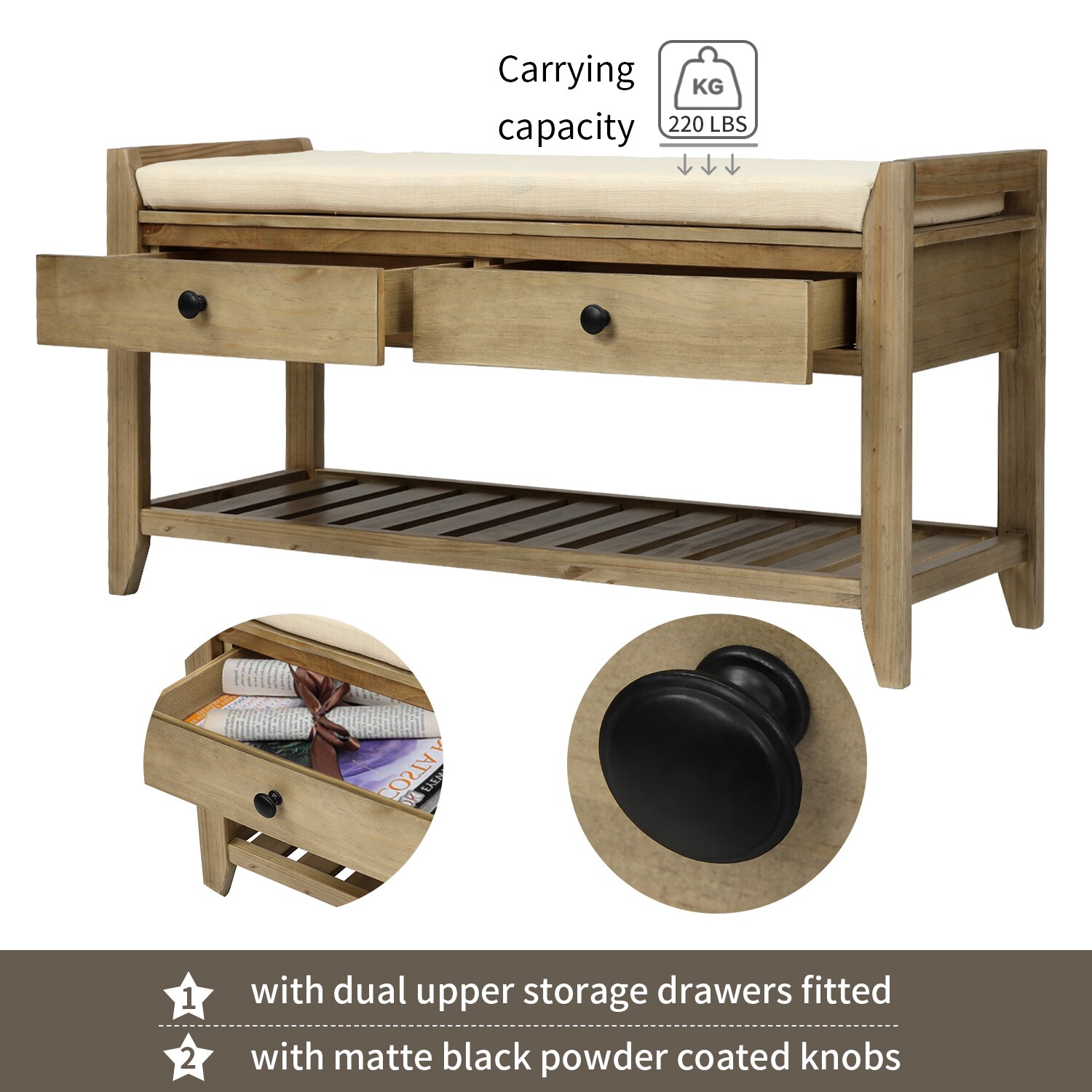 Mondawe OR-W5385M-TR bench - View #6