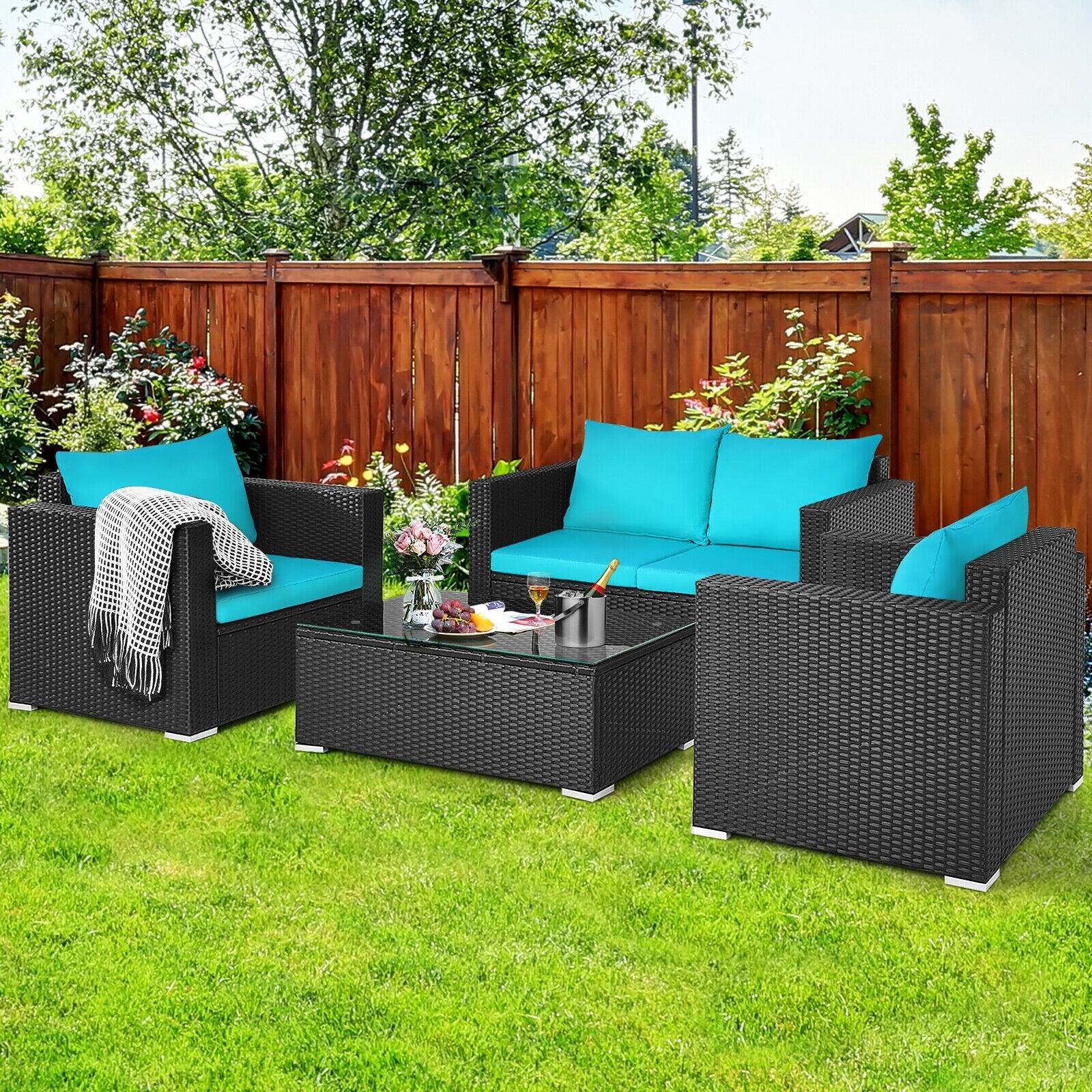 Slickblue D-CO-+UTB01456WH Patio-Conversation-Sets - View #8