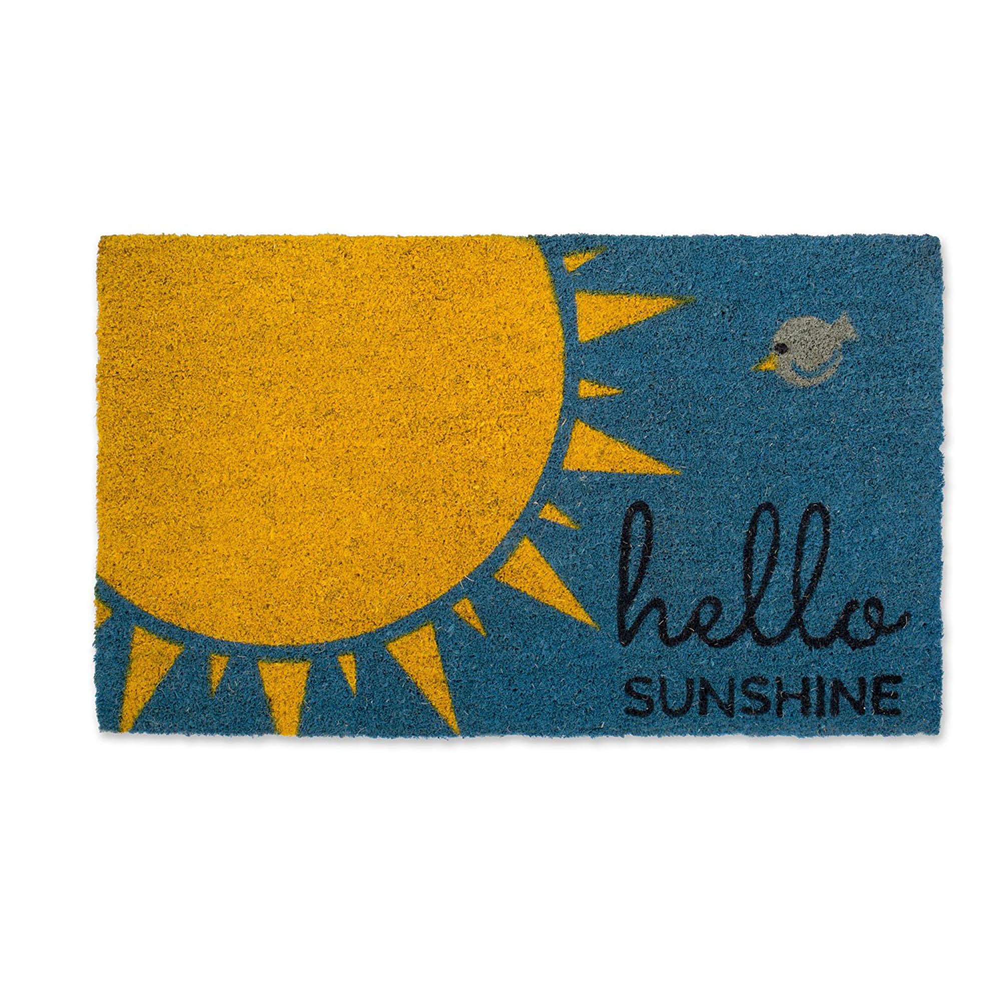 Hello Summer Gnomes Coir Outdoor Doormat