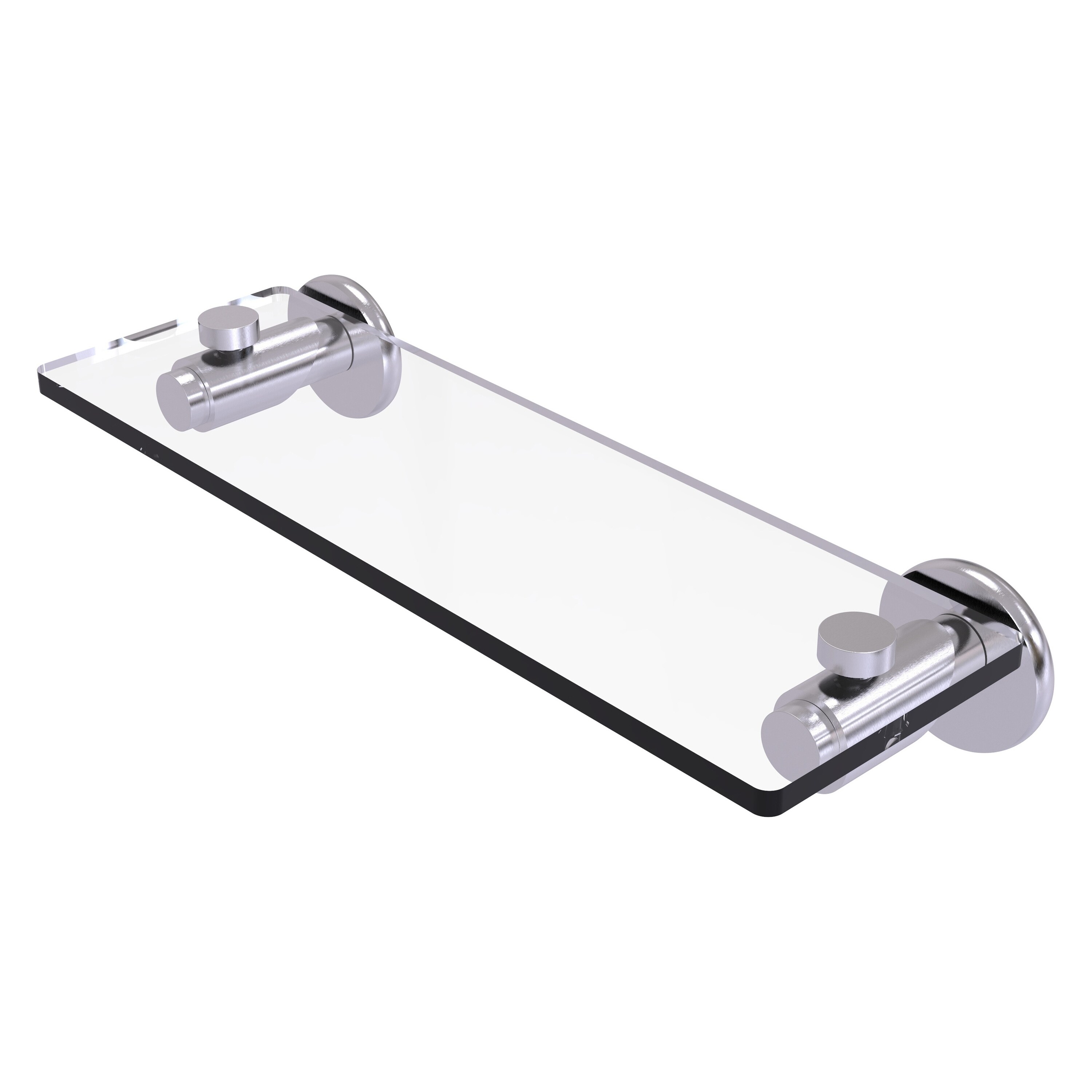 Allied Brass TR-1/16-SCH Tribecca Satin Chrome Wall mount Bathroom Shelf ( 16-in x 3-in x 5-in )