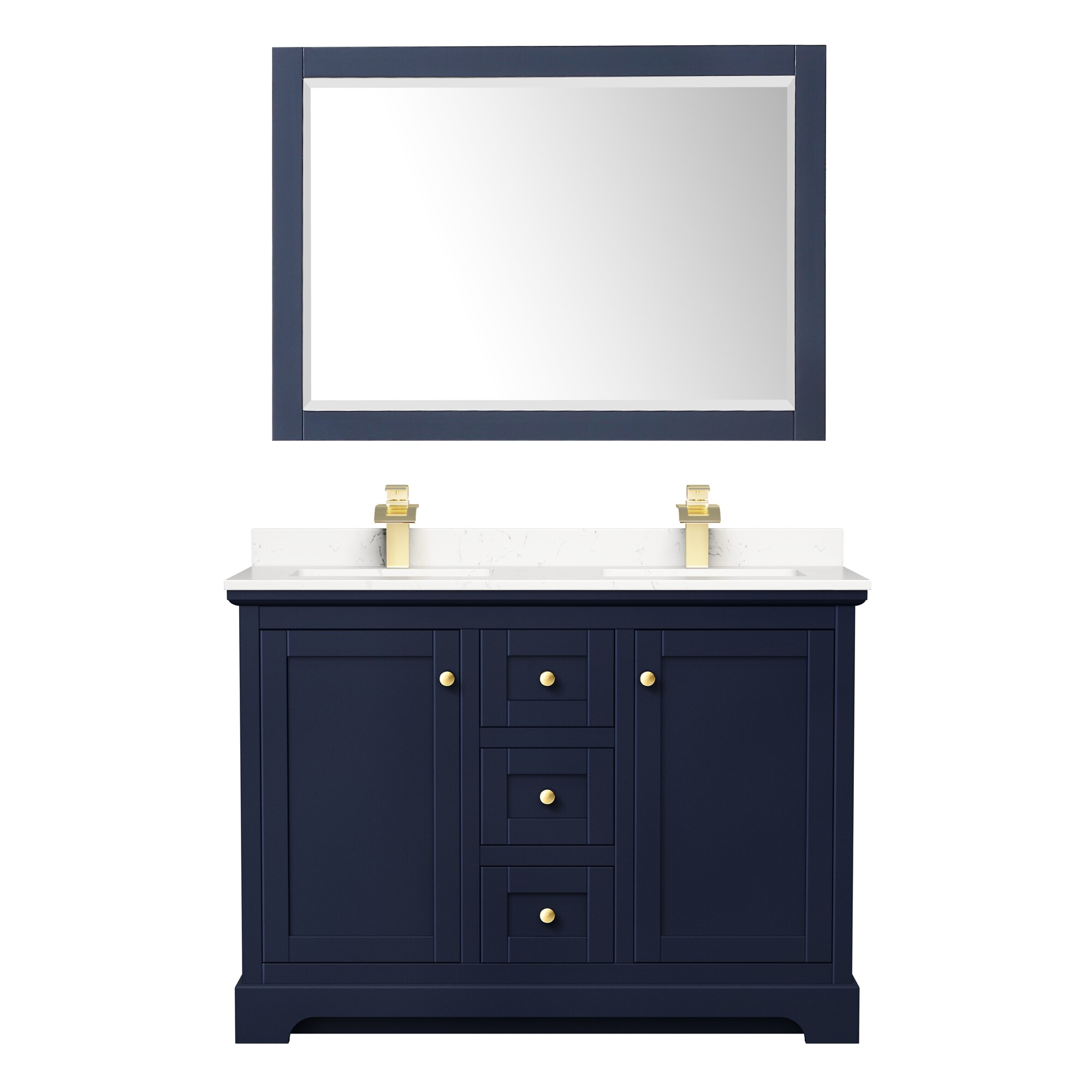 Wyndham Collection WCV232348DBLC2UNSM46 Bath-Vanity-Combo - View #2