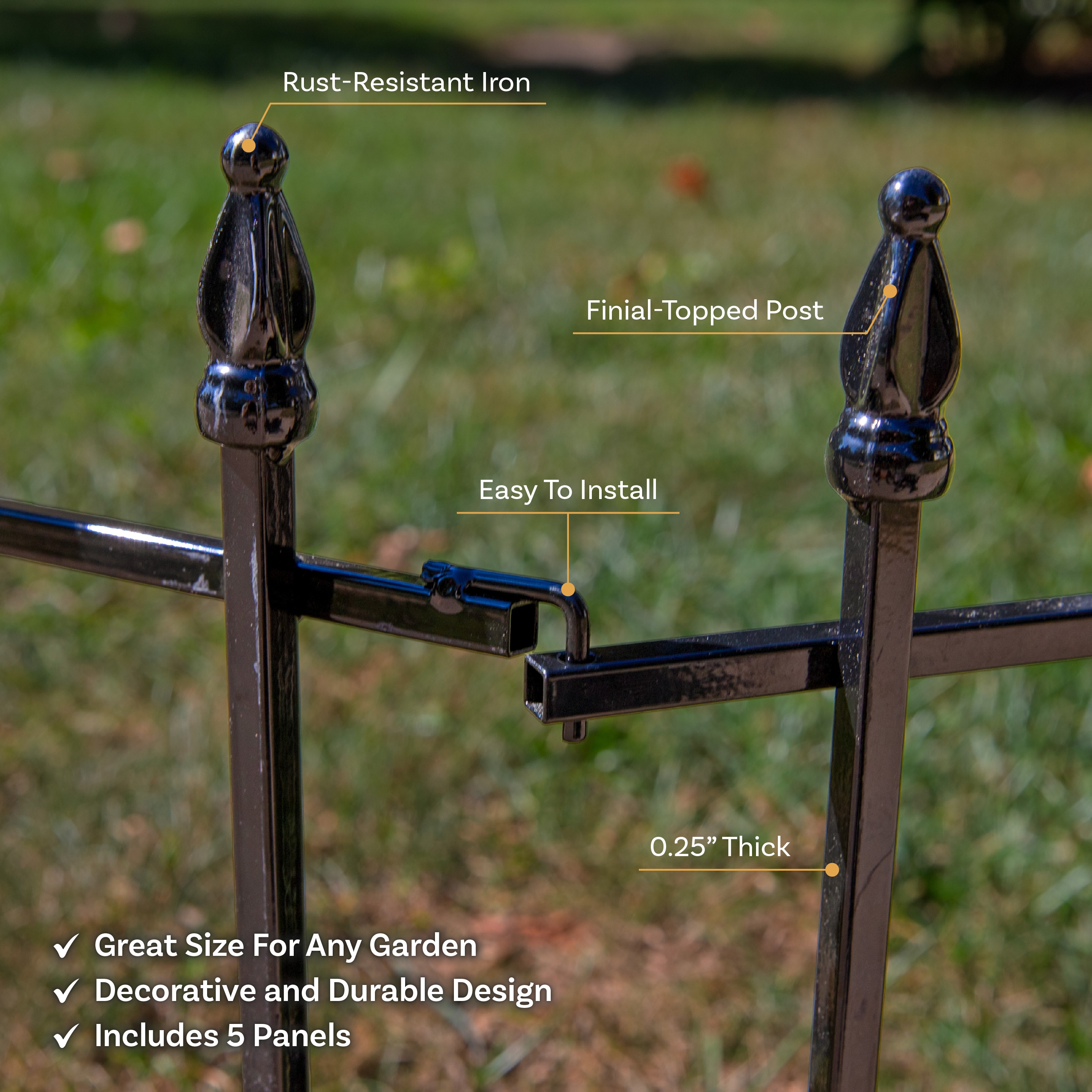 Sunnydaze Decor HMI-608 Garden-Utility-Fencing - View #8