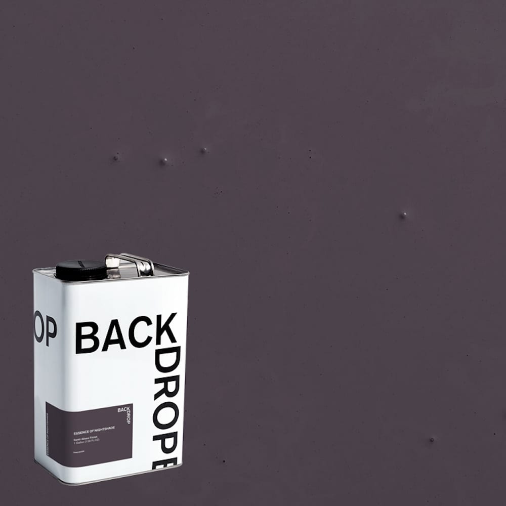 BACKDROP BD255303501 Semi-gloss ESSENCE OF NIGHTSHADE Deep purple Enamel ( 1-gallon )