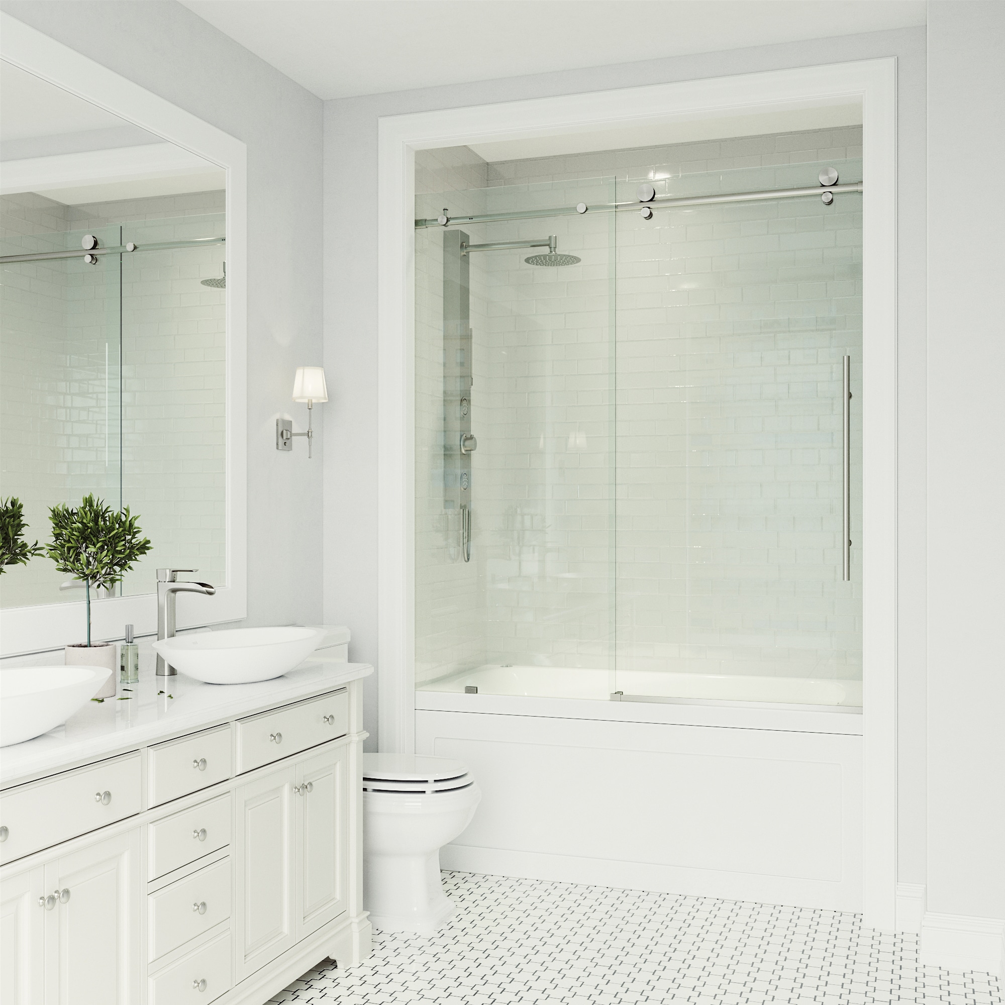 VIGO VG6021STCL6066 Bathtub-Doors - View #7