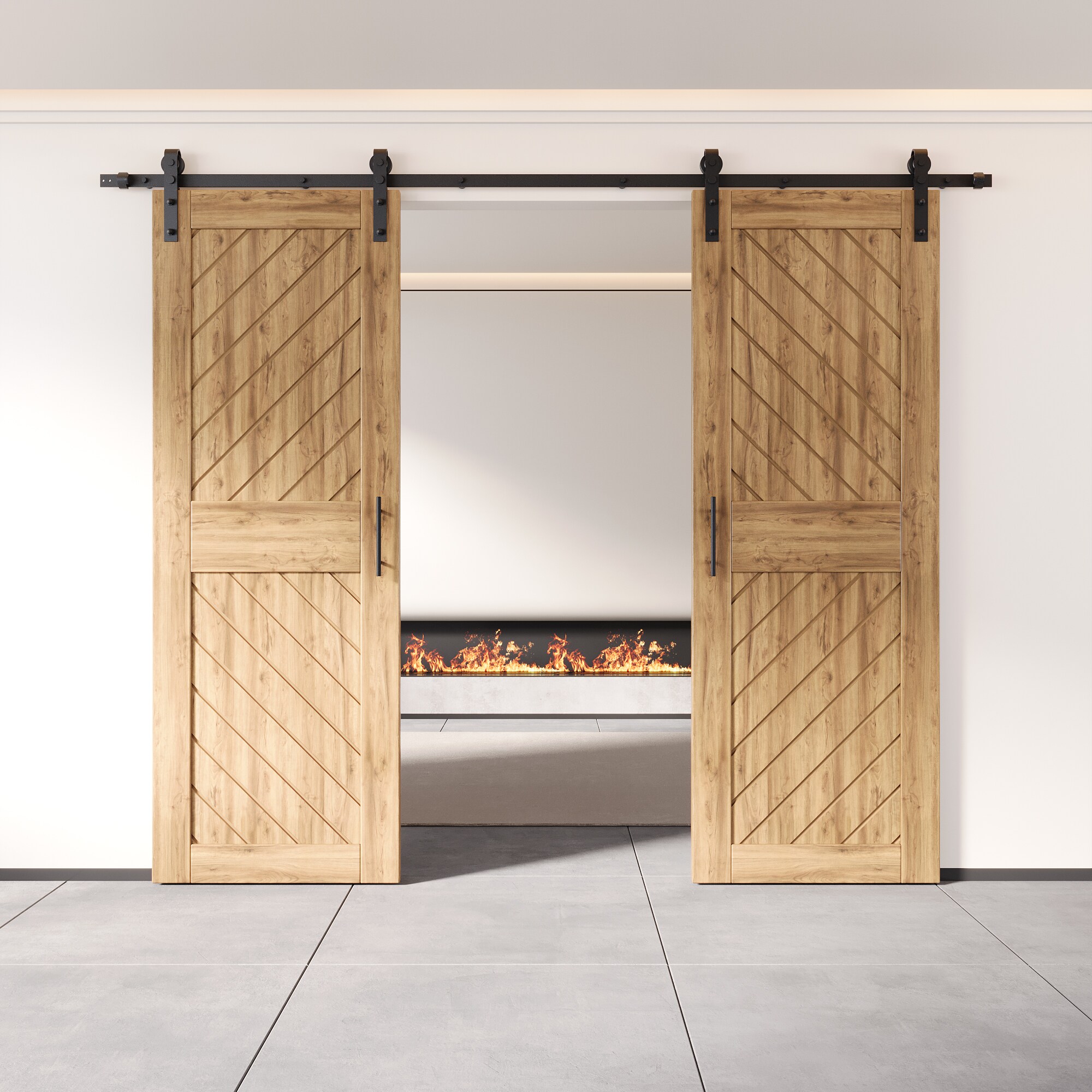 HOMACER YT2TGH132C-XT3-3084 Barn-Doors - View #8