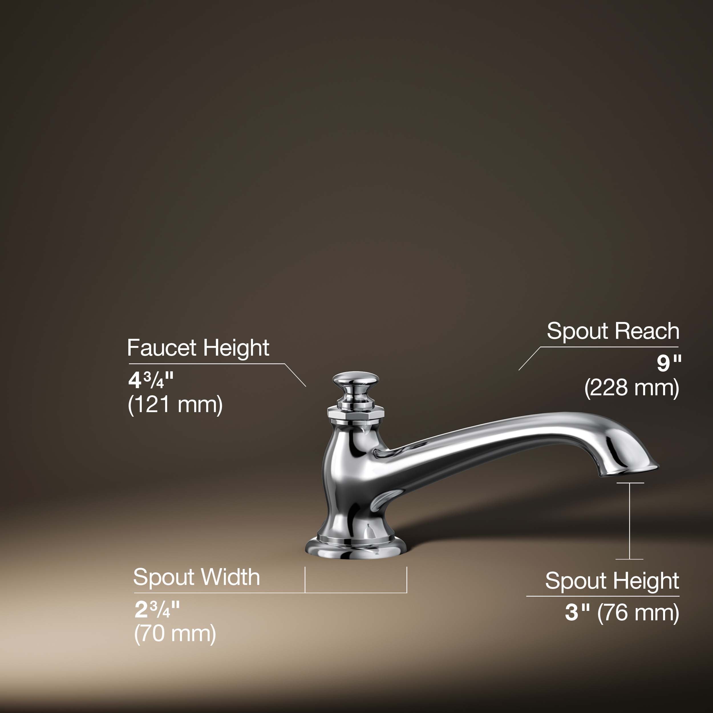 KOHLER 72777-CP Tub-Spout - View #3