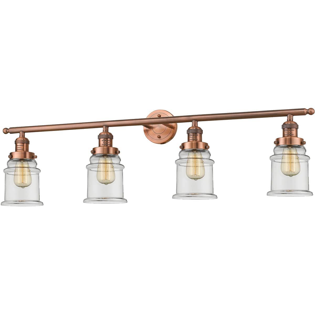 Innovations Lighting 1362944 215-AC-G182-LED Franklin Restoration Canton Antique Copper