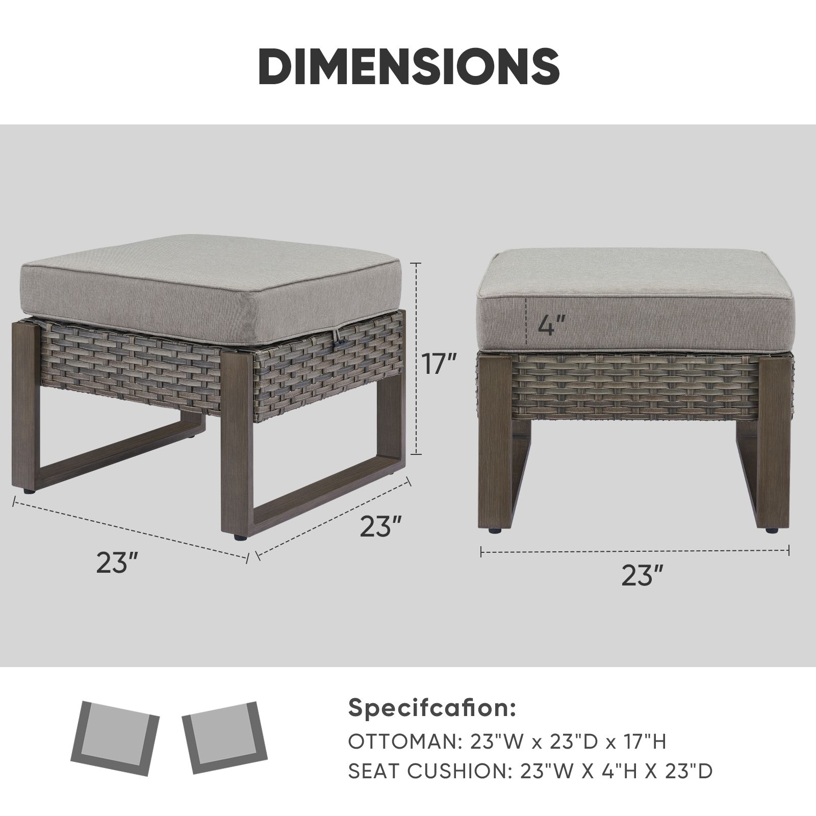  PA131-2 Stools-Ottomans - View #8