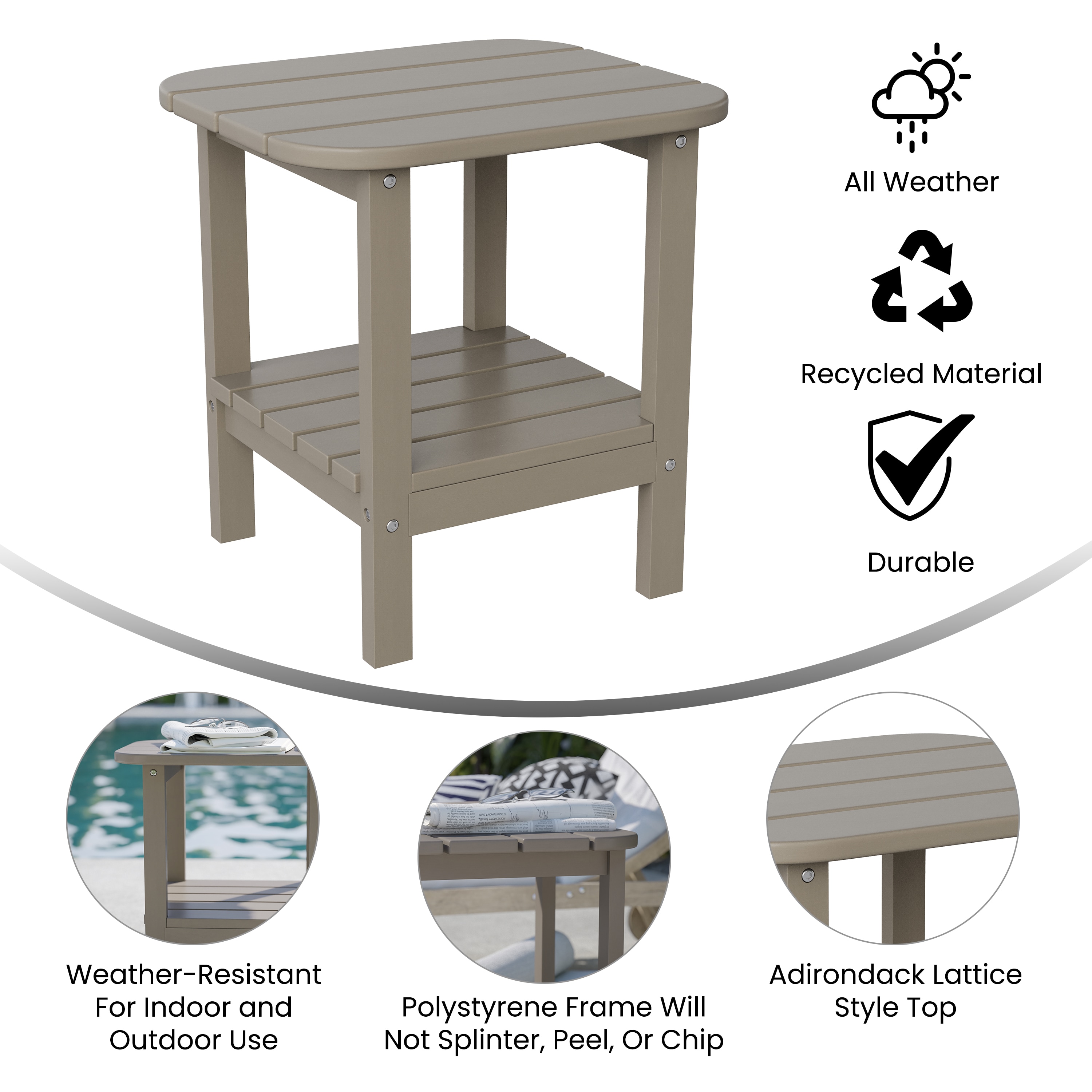 Taylor & Logan 196861084270 Patio-Tables - View #4