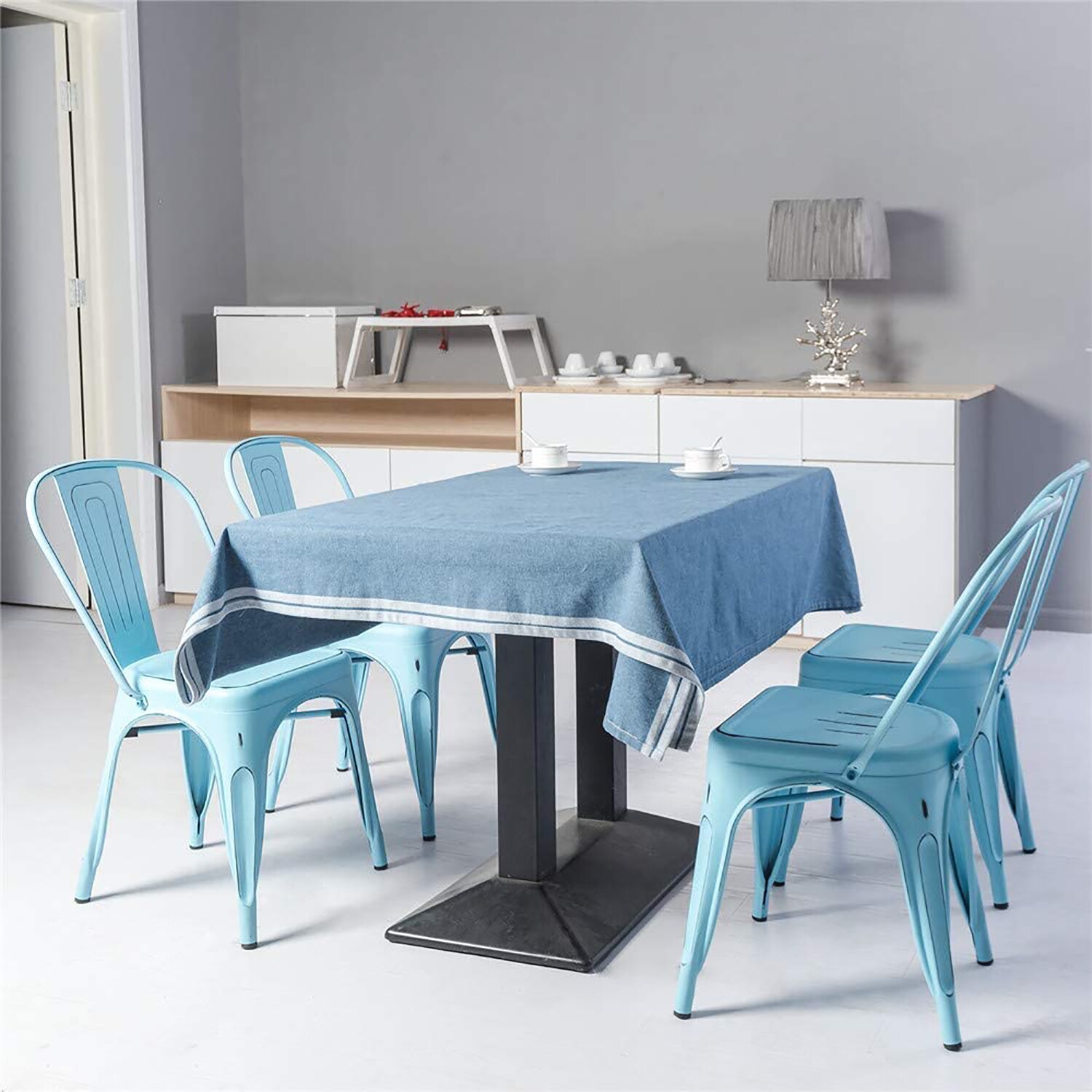 CASAINC YY0002A-LB Dining-Chairs - View #2