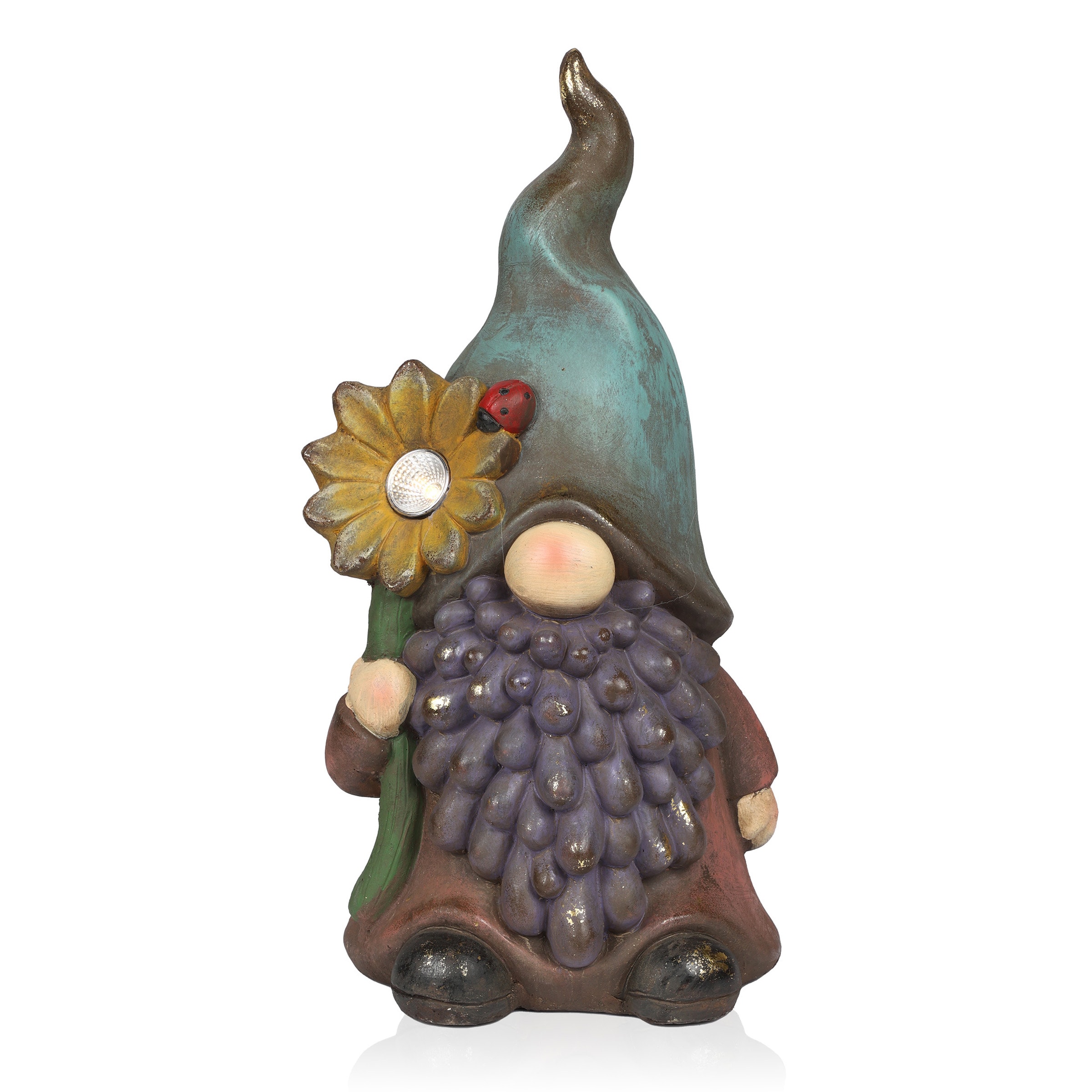 Alpine Corporation MCC852SLR 18-Inches H x 8-Inches W Multiple colors/finishes Garden Statue