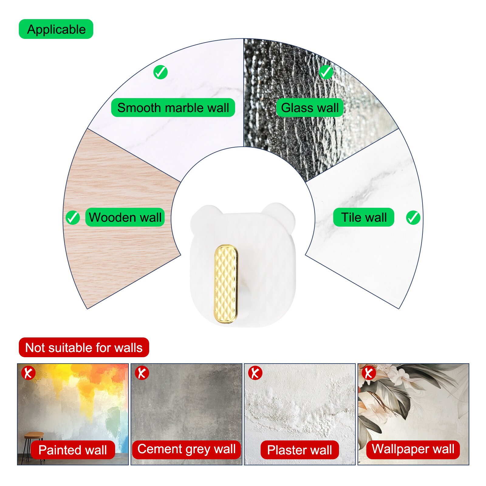 Unique Bargains S25093001UX3425 Utility-Hooks-Racks - View #6