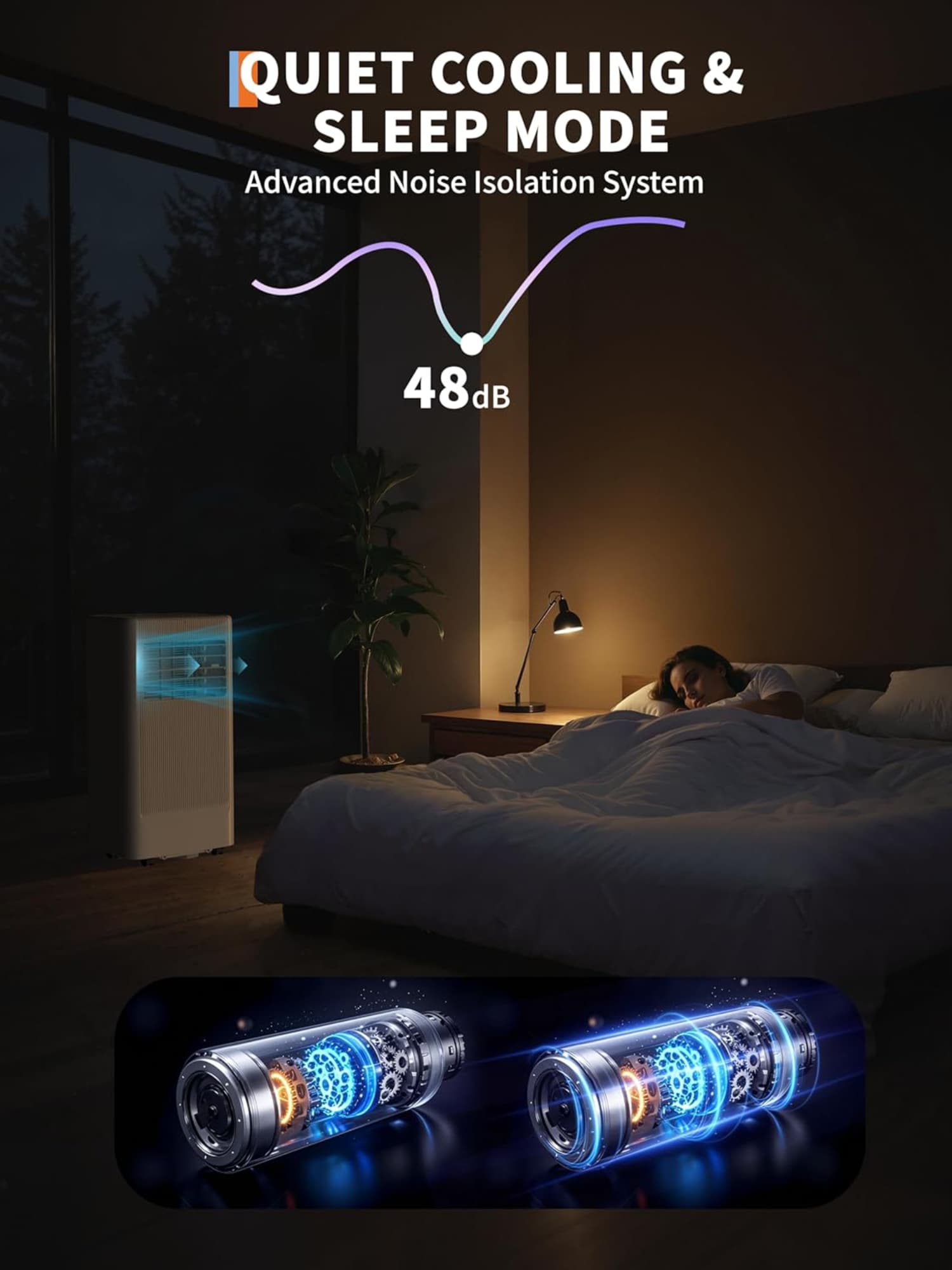 Der Rose LMX-PHK-336RB896 Portable-Air-Conditioners - View #5