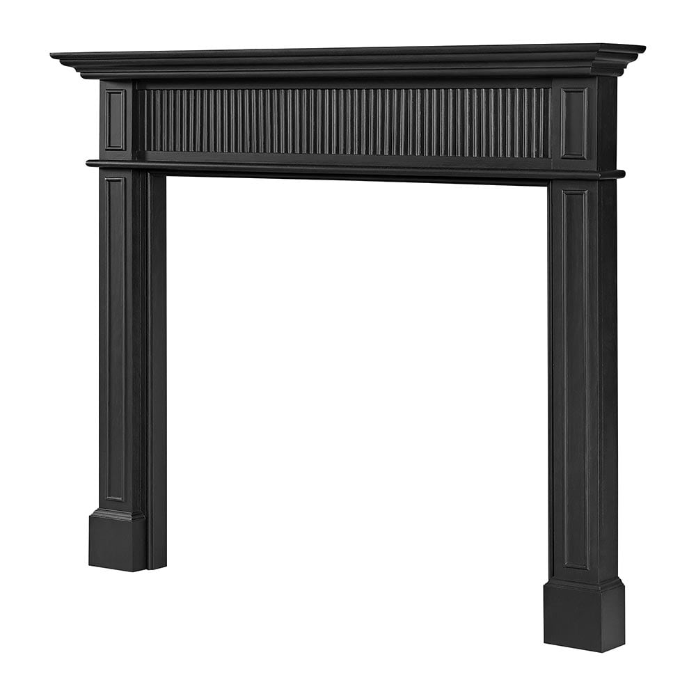 Country Living NAPIER-4841-SBL 61.5-in W x 53.5-in H x 8-in D Napier Sable Oak Traditional Fireplace Mantel