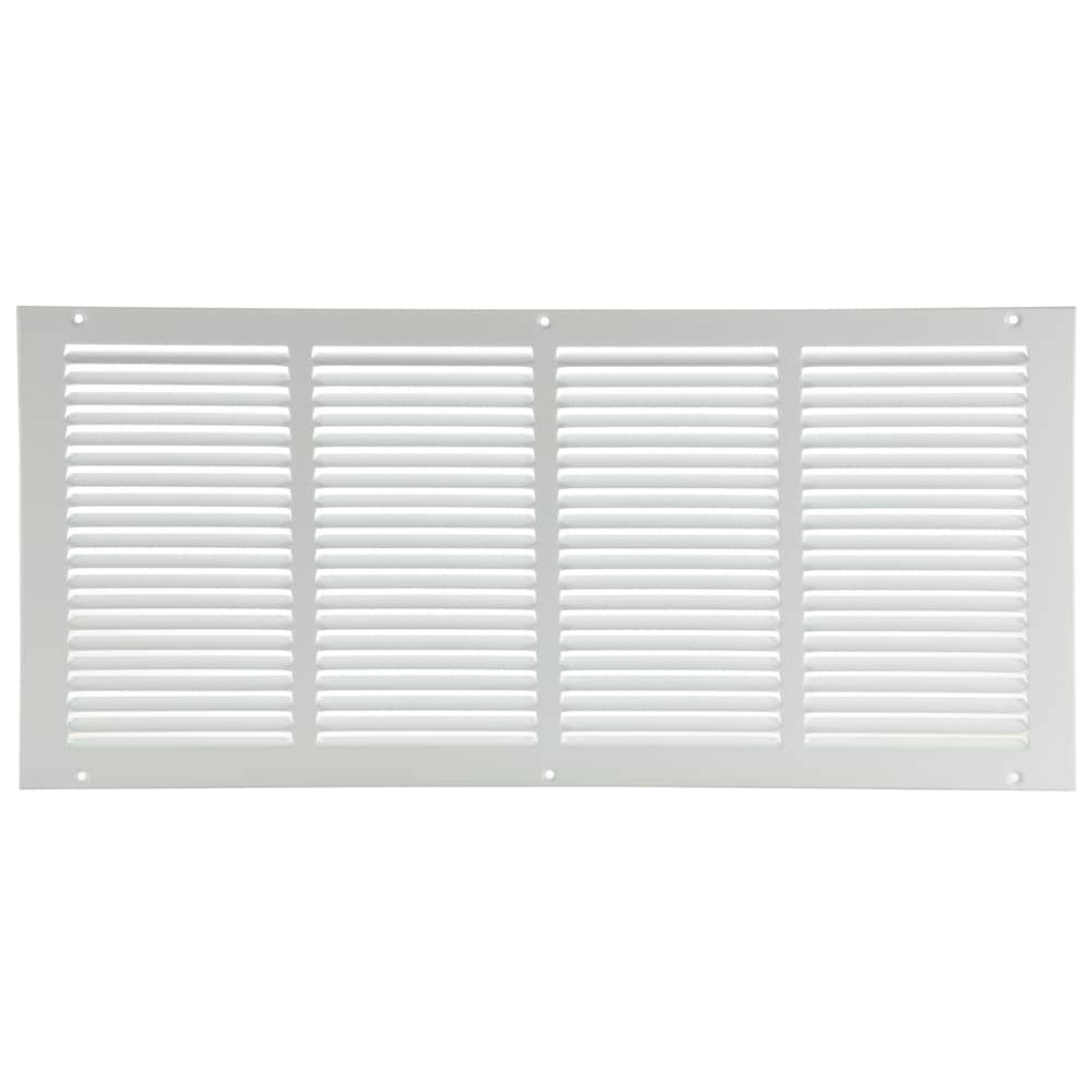 RELIABILT 20-in x 8-in Steel White Sidewall/Ceiling Grille in the ...