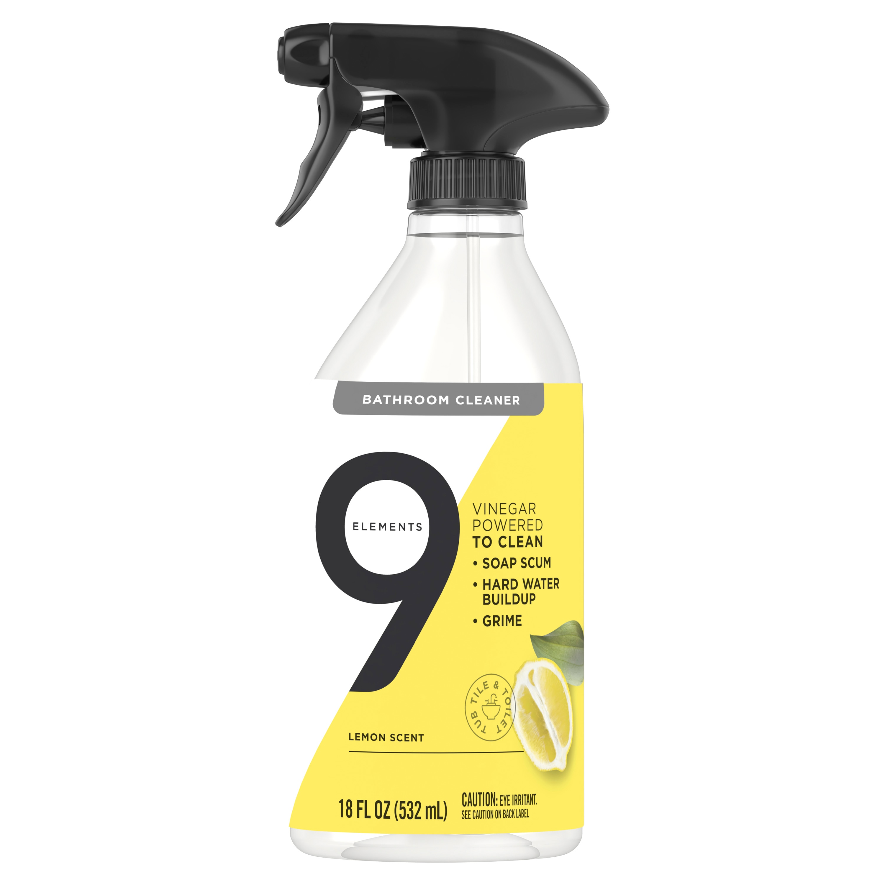 9 Elements Bathroom 18-fl oz Lemon Disinfectant Liquid All-Purpose Cleaner  in the All-Purpose Cleaners department at