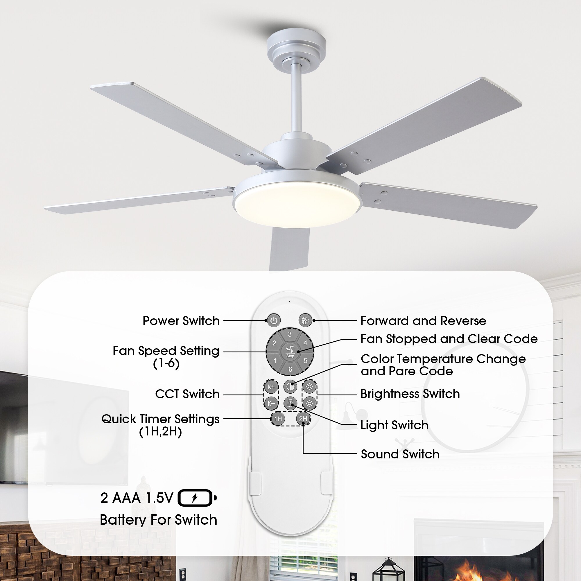 VACZON VZA01A117SY Ceiling-Fans - View #6