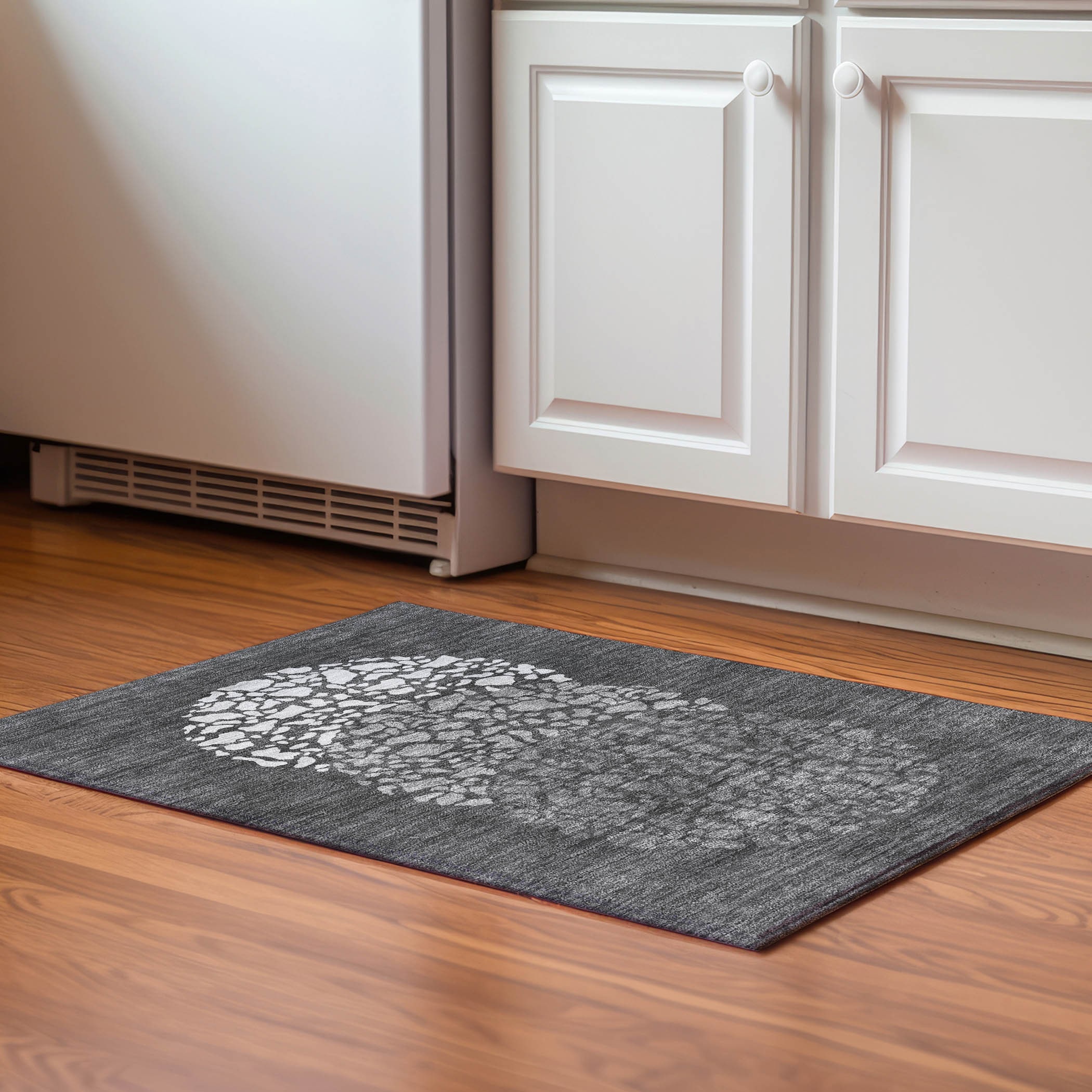 Addison Rugs AMF643CC20X30 Mayfield AMF643CC 2 x 3 (ft) Loomed Polyester Charcoal Rectangular Indoor Geometric Machine washable Area rug