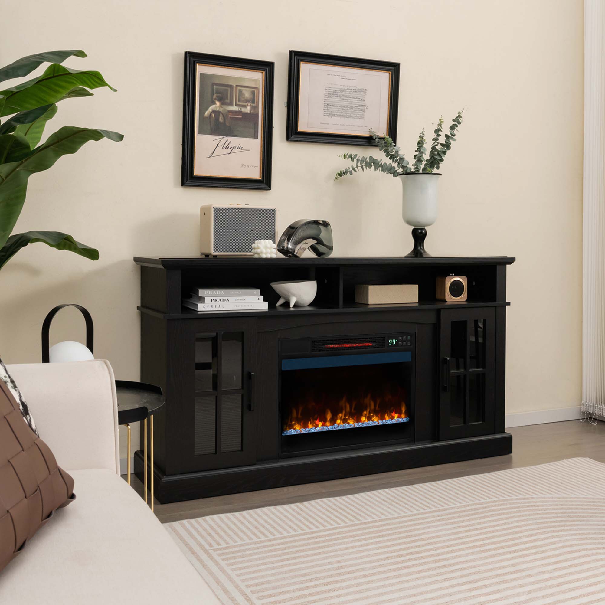 Goplus FP10357US-BK Electric-Fireplace-Fireboxes - View #11