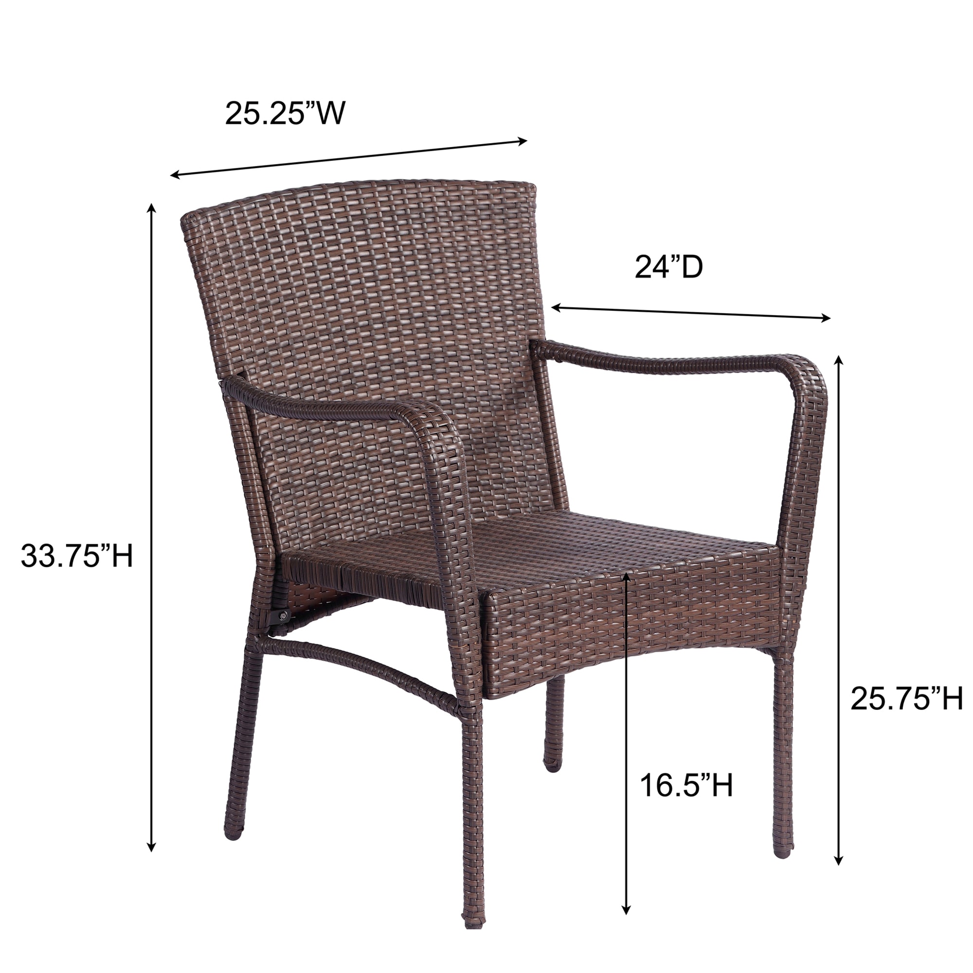 Clihome IO-40W47-BL Patio-Conversation-Sets - View #4