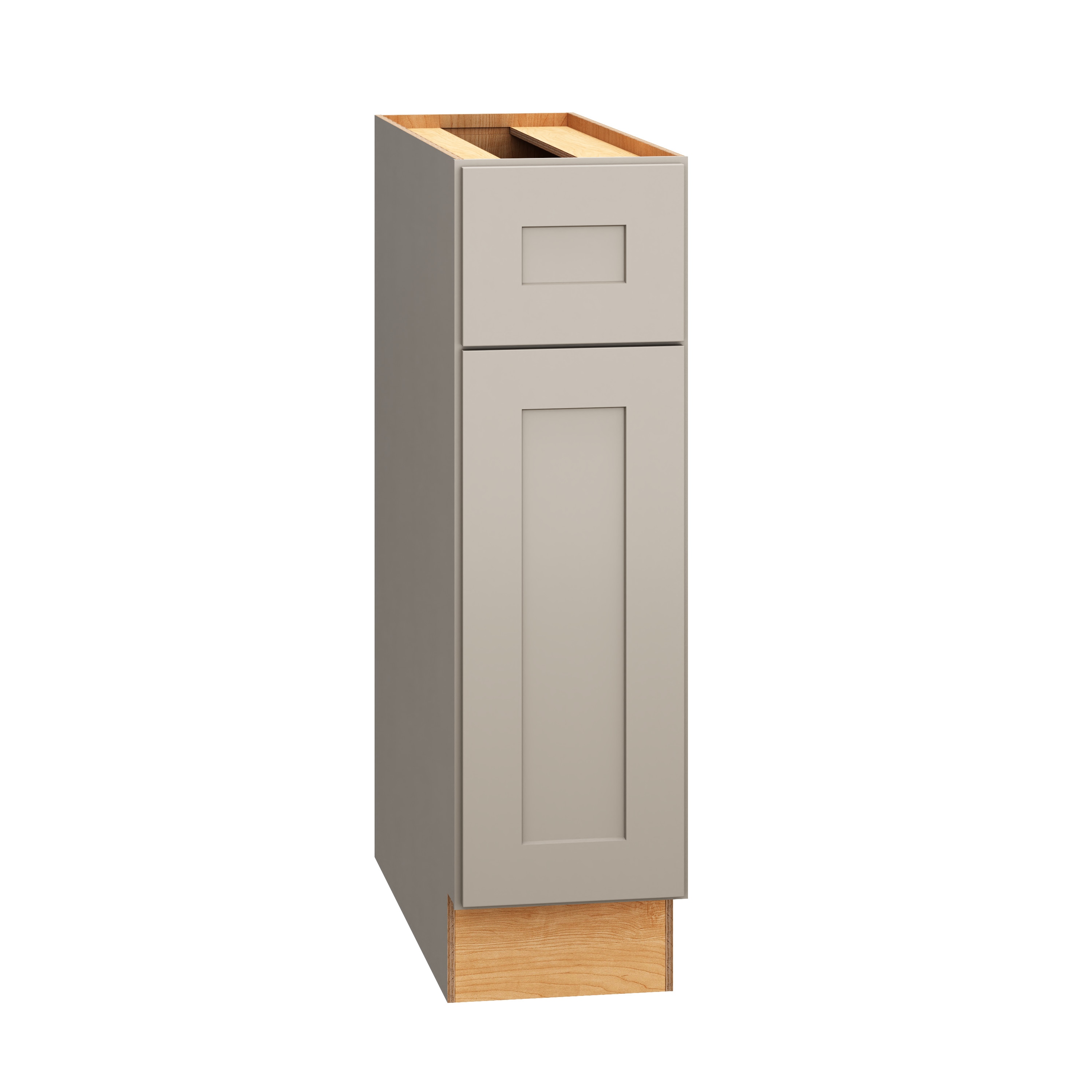 RELIABILT 333 B9R Pinnacle 9-in W x 34.5-in H x 24-in D Gray Base Fully assembled Plywood Cabinet (Recessed Panel Shaker)