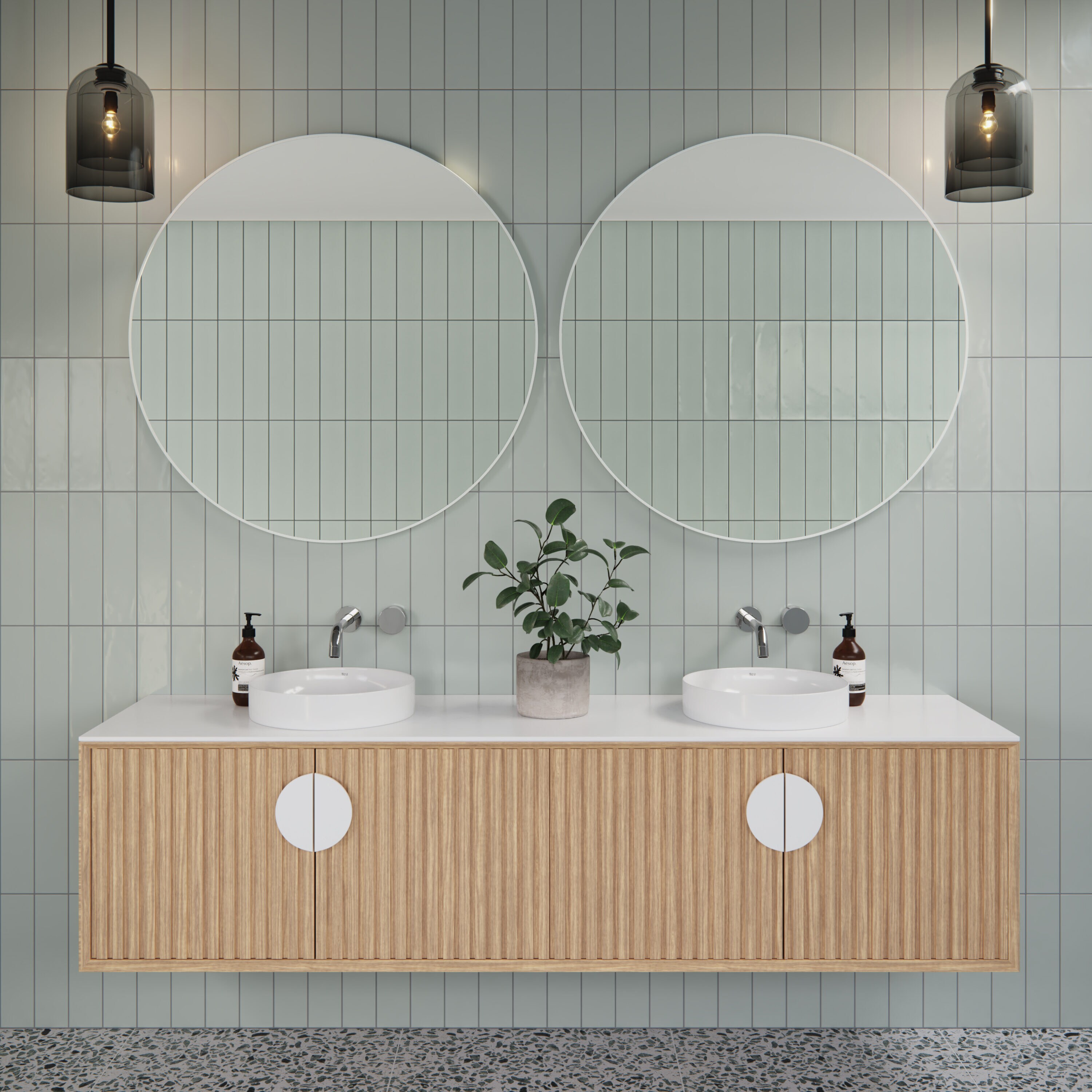 Glass Warehouse MF-R-36-W Decor-Mirrors - View #3