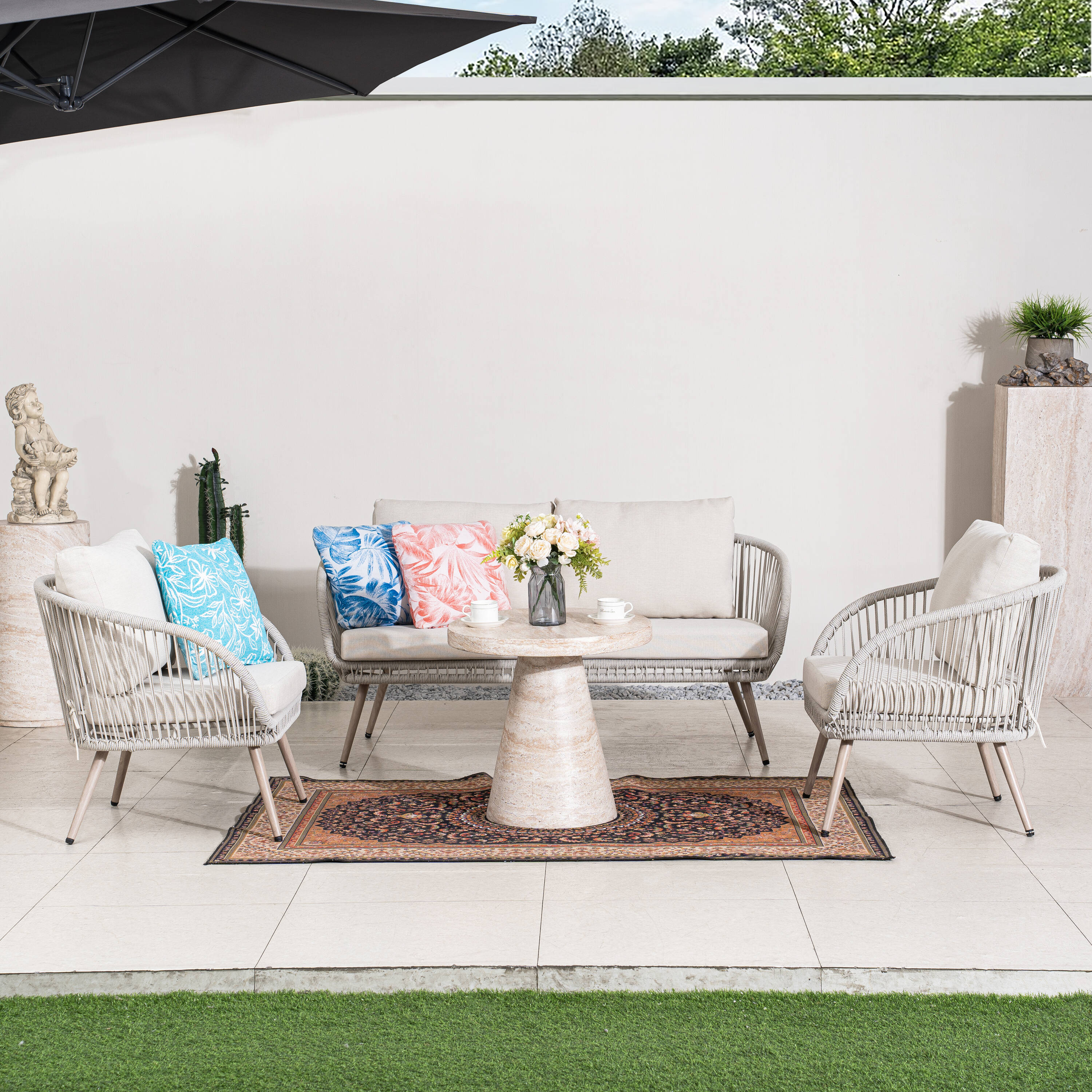 Direct Wicker DWS-2540&24929ST Patio-Conversation-Sets - View #3