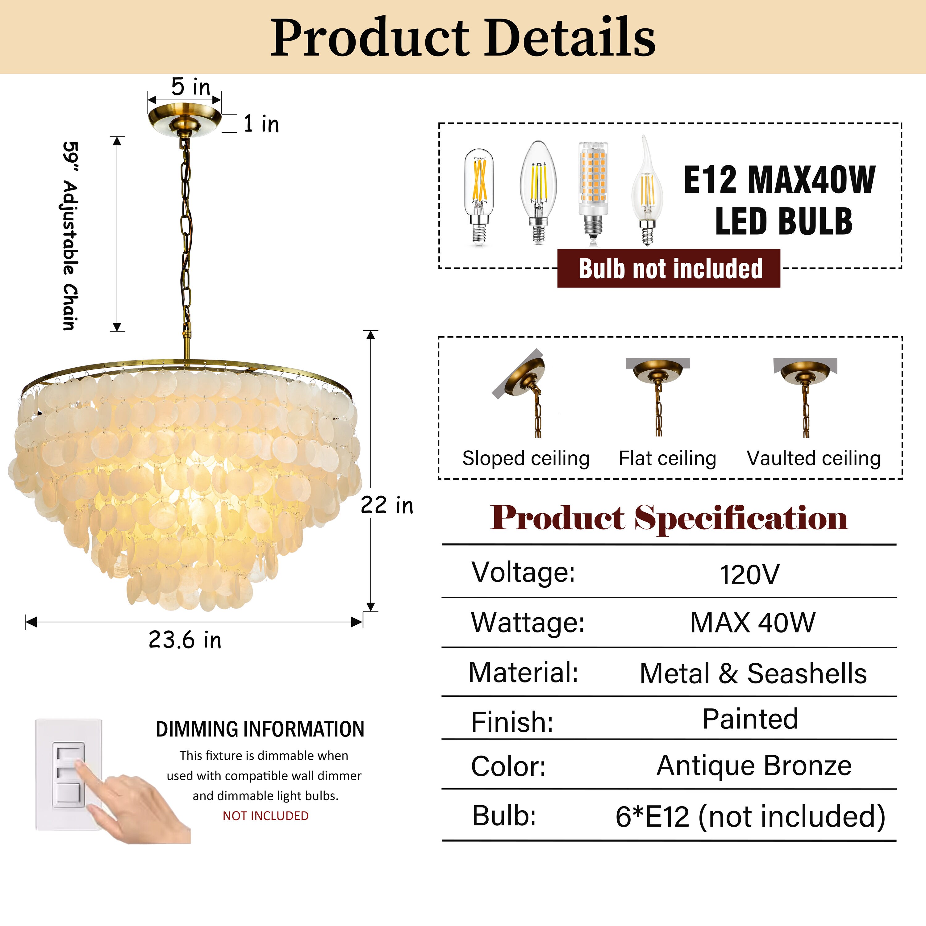 AloaDecor Lighting L7035D6011A b090015 - View #3