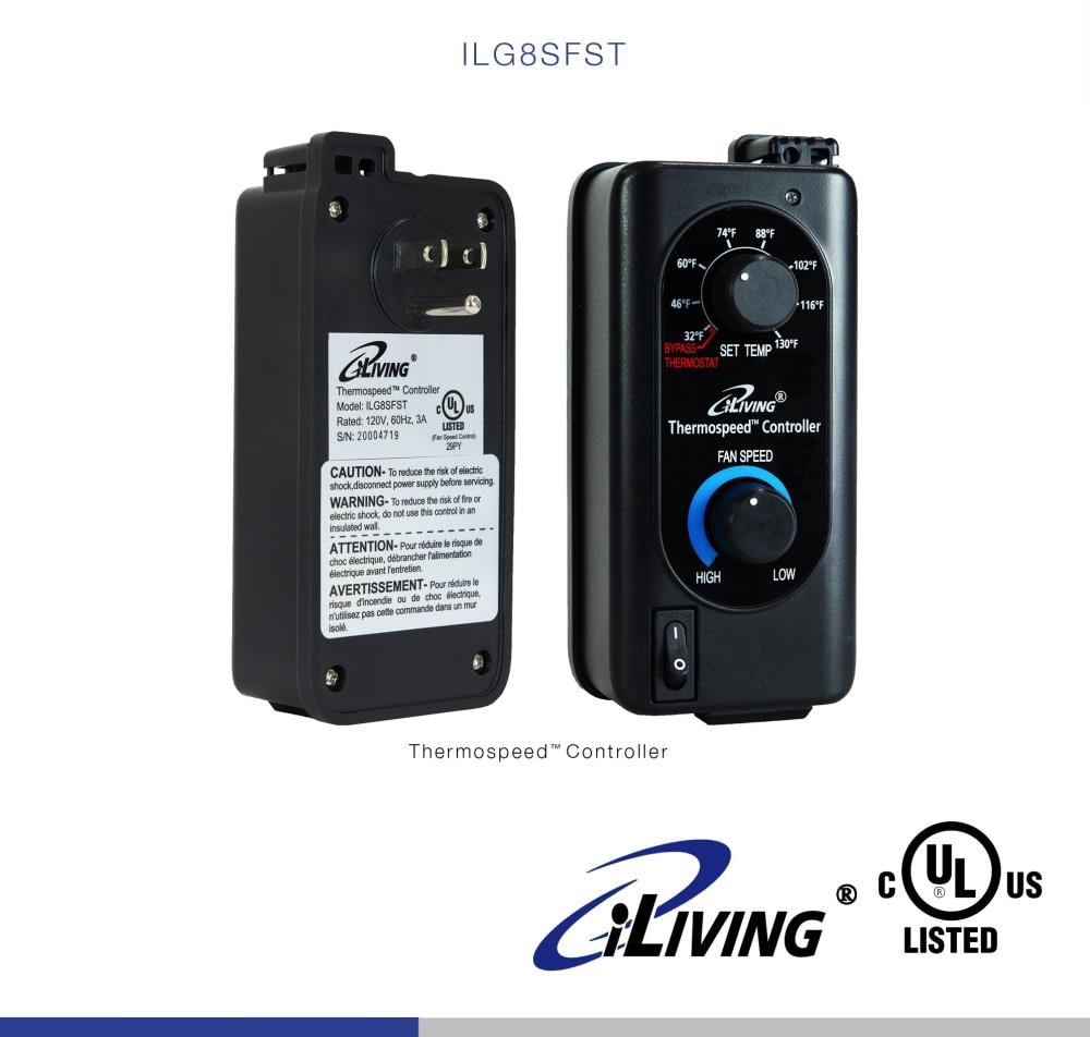 iLIVING ILG8SFST Fan-Controls - View #2
