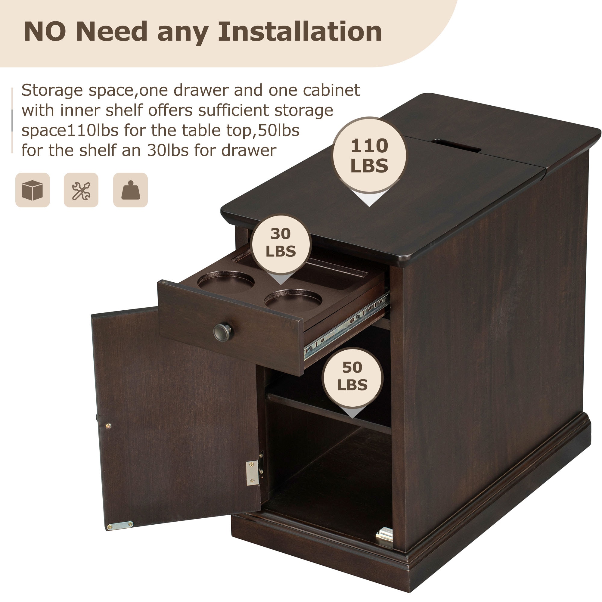 Oaks Decor OA2726P320 End-Tables - View #3