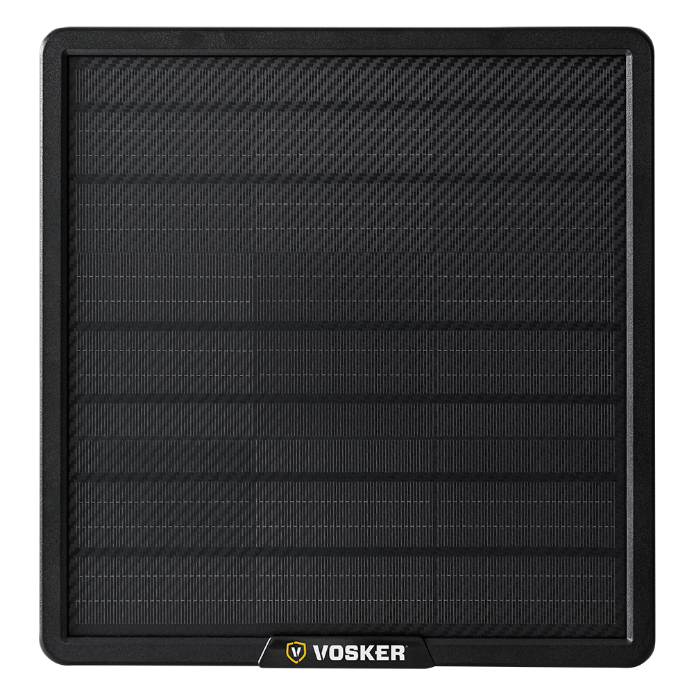 VOSKER 3400 V-PWRB Universal Solar Powered Power Bank Black Solar panel