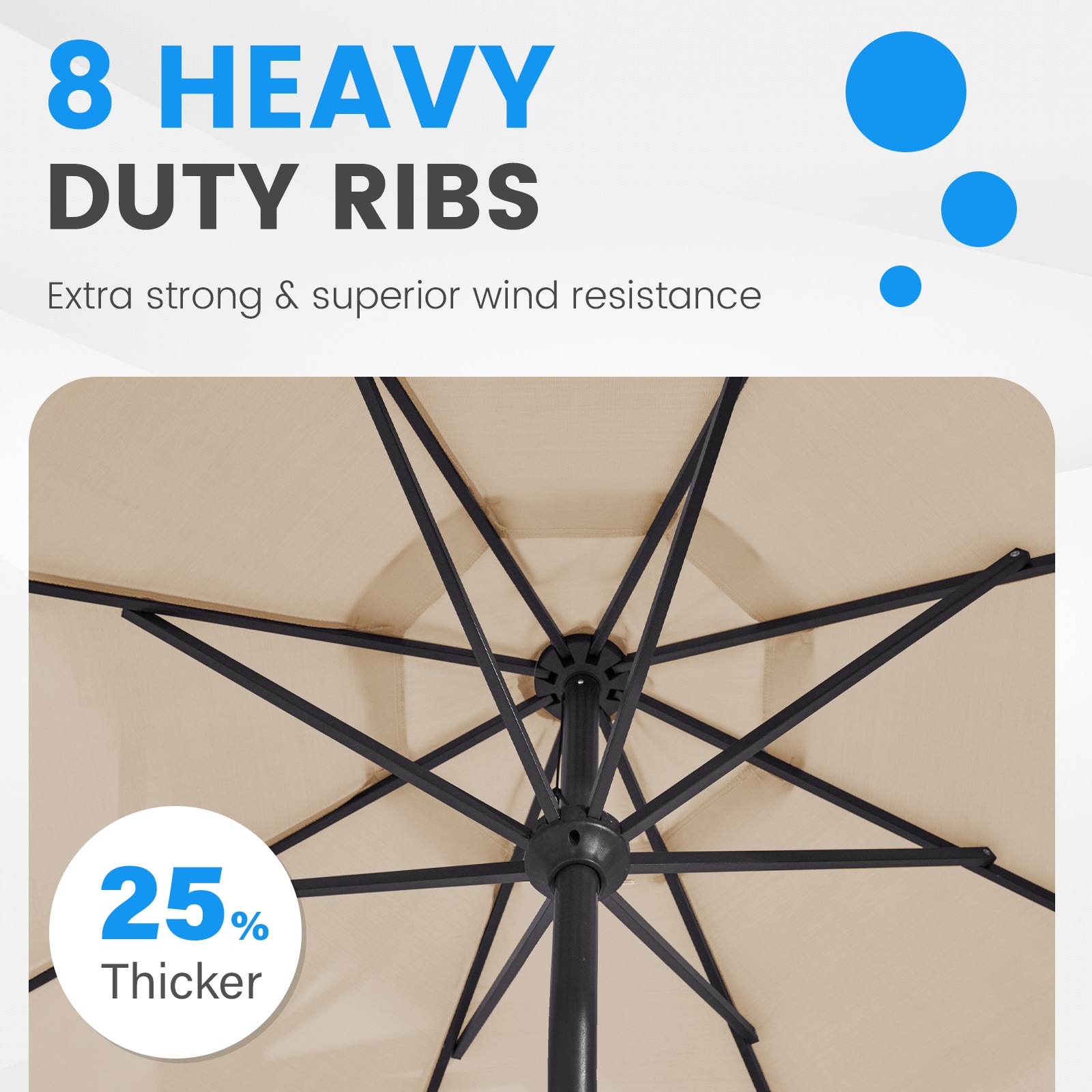 VOUA 10DZS-BL Umbrellas-2 - View #4