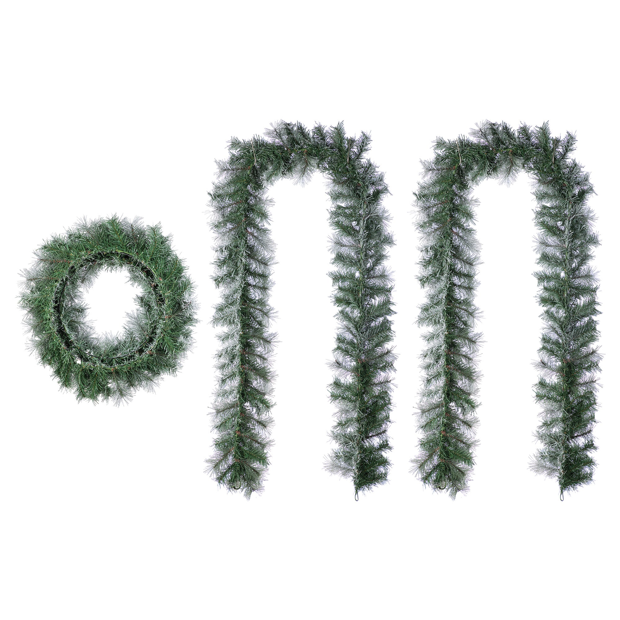 Glitzhome 2016000067 Artificial-Christmas-Garland - View #4