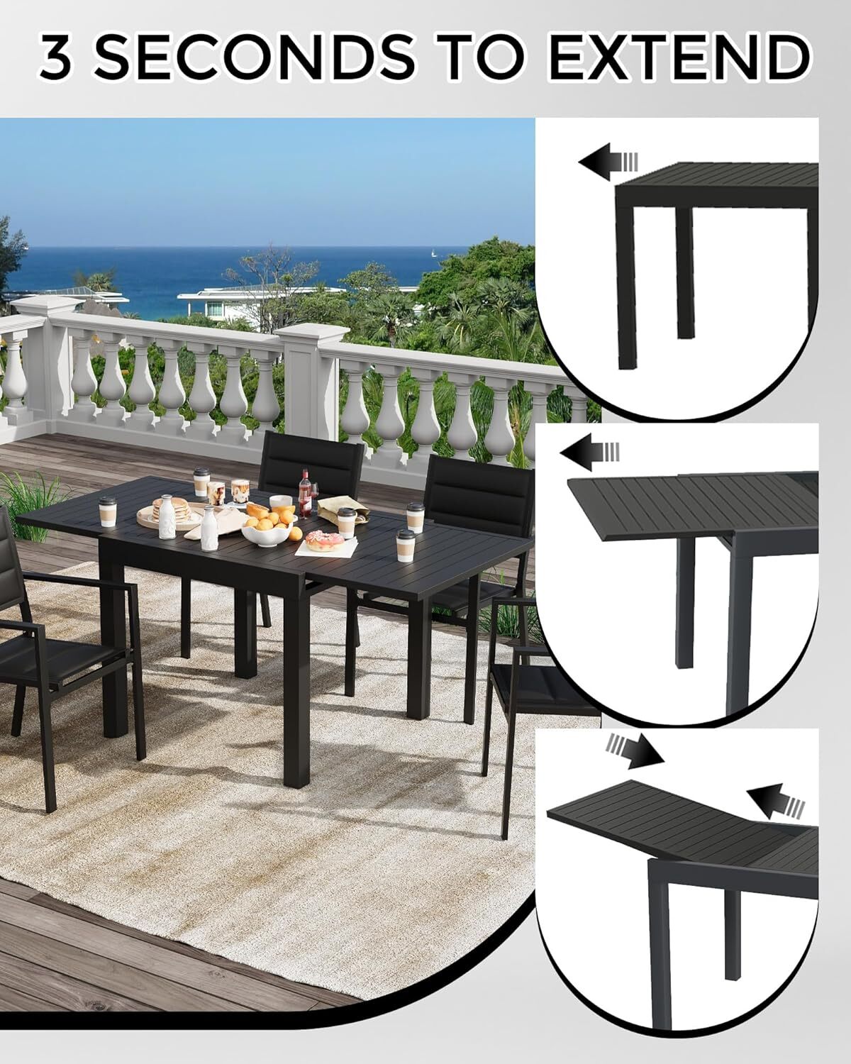 Der Rose LMXPHO-334B-0917HSQJ Dining-Tables - View #2