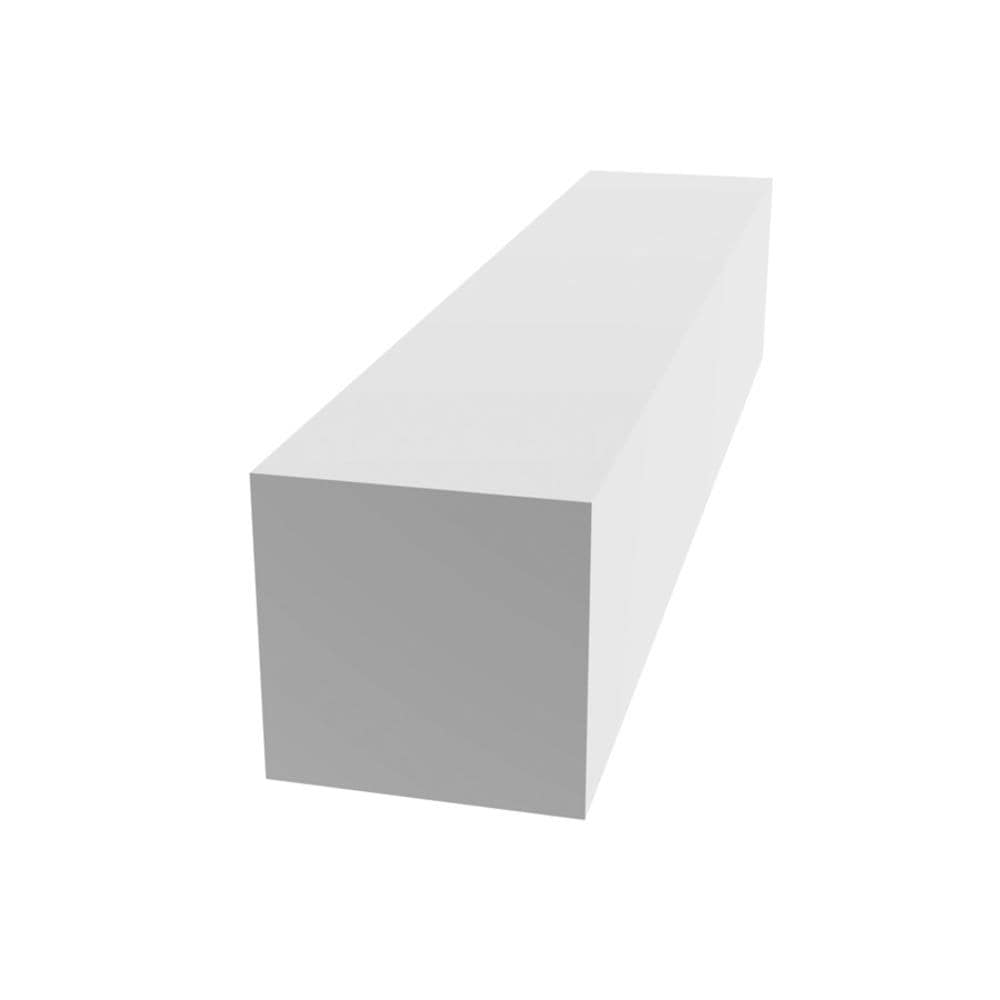 EverTrue 02542 1.5-in x 8-ft S4S PVC Trim Board