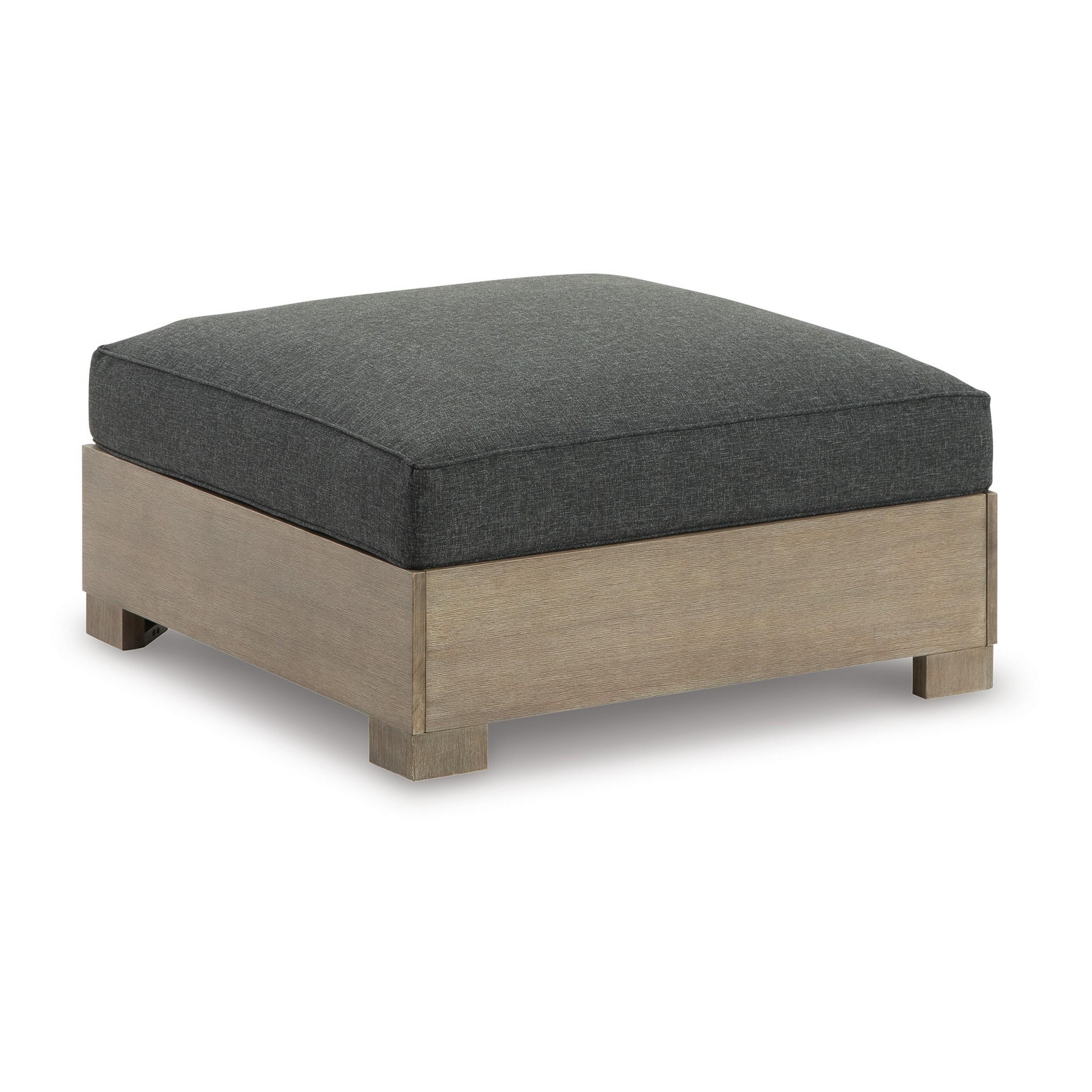 Benzara BM313437 Brown Wood Ottoman