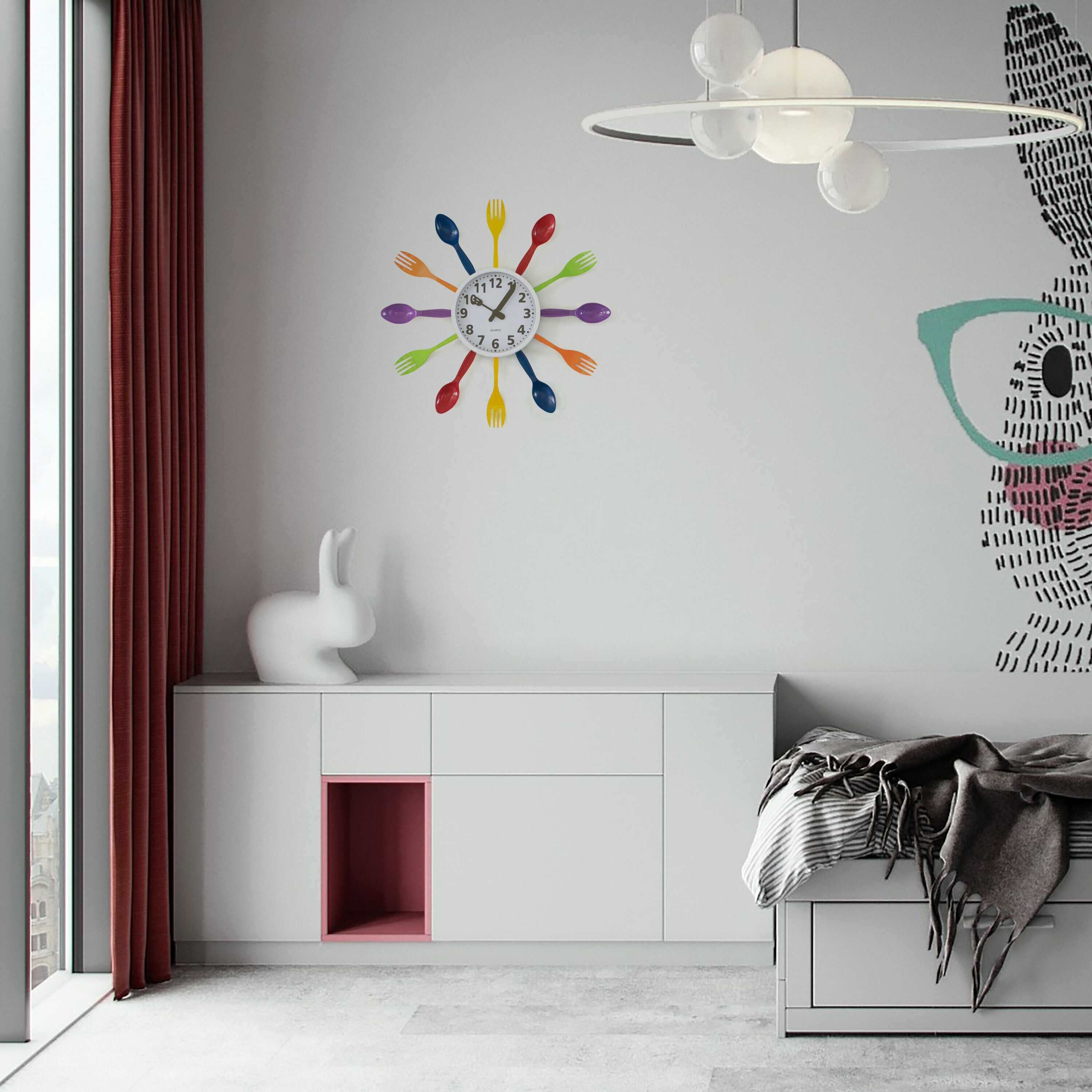 Clockswise QI004149.MC.10 Indoor-Outdoor-Clocks - View #2