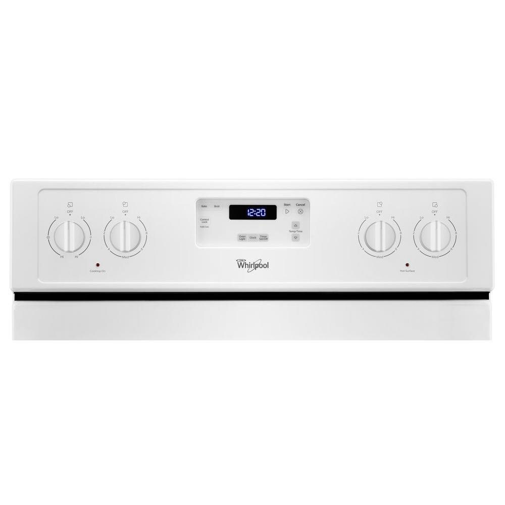 Whirlpool 4.8 Cu. ft. Electric Range with Keep Warm Setting White