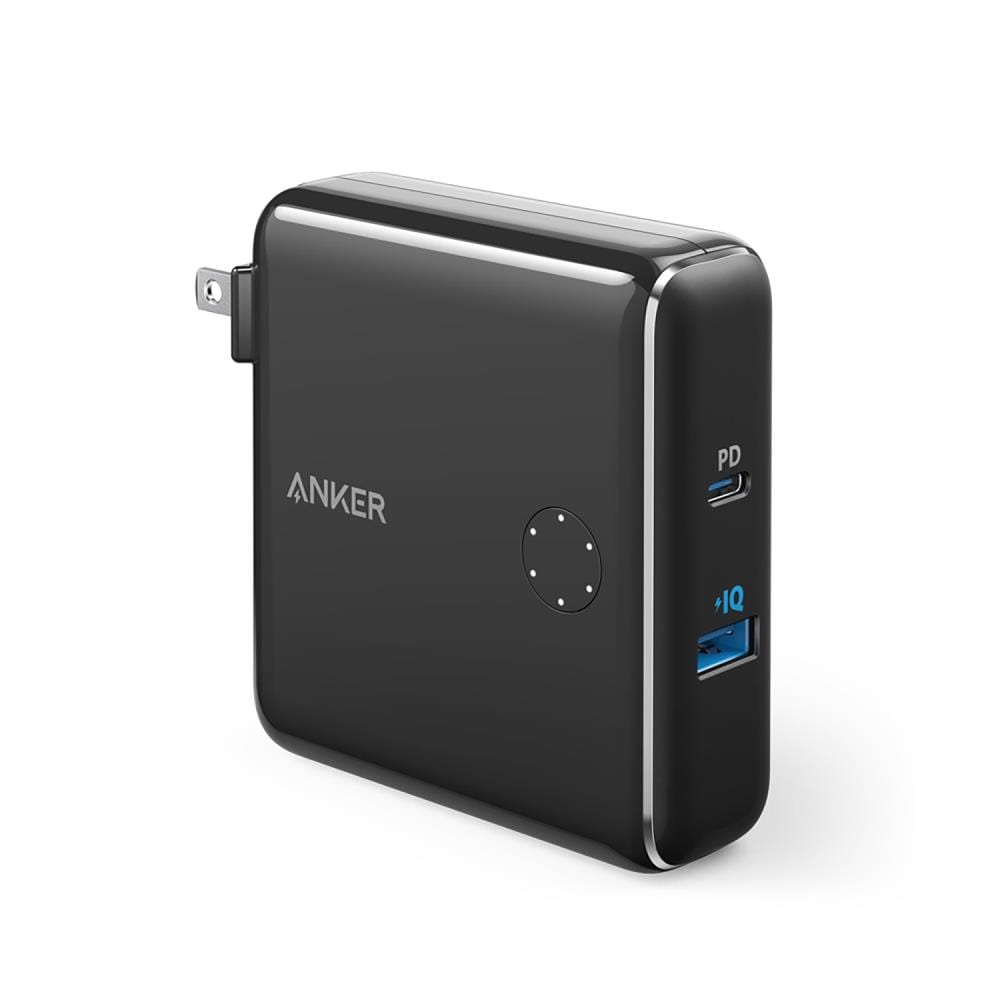 Anker PowerCore Fusion PD Black - 5200mAh Power Bank Charger for Android,  iPhone, iPad - Dual USB Ports - Type C & USB A - Black in the Mobile Device  Chargers department at