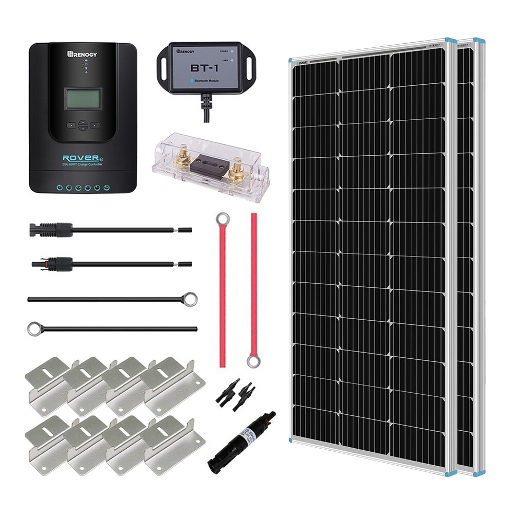 Renogy 1-Module 41.8-in x 20.9-in 200-Watt Solar Panel PREMIUM200D-RVR20 Uae Electronic uaeelectronic.com