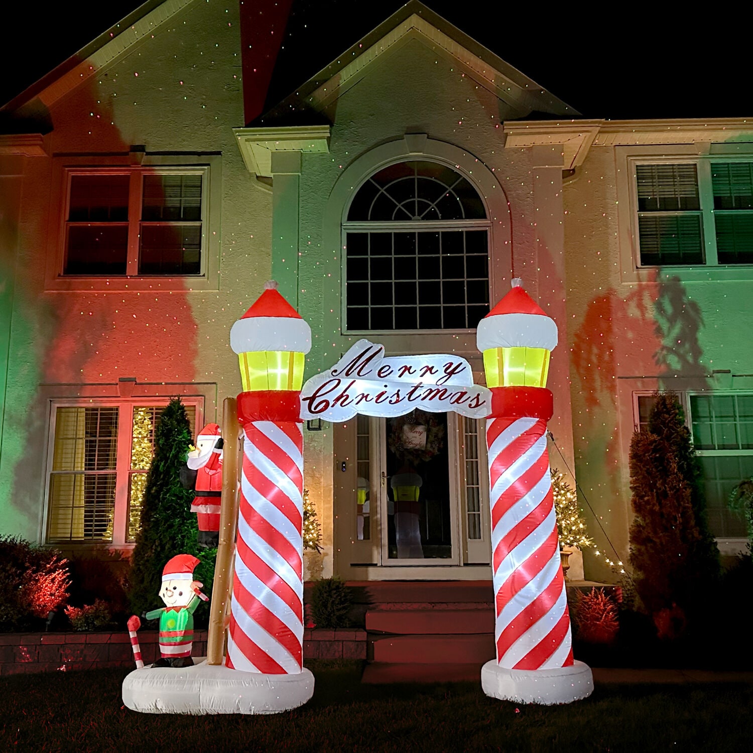 Fraser Hill Farm FHFARCHWY093-L Christmas-Inflatables - View #3