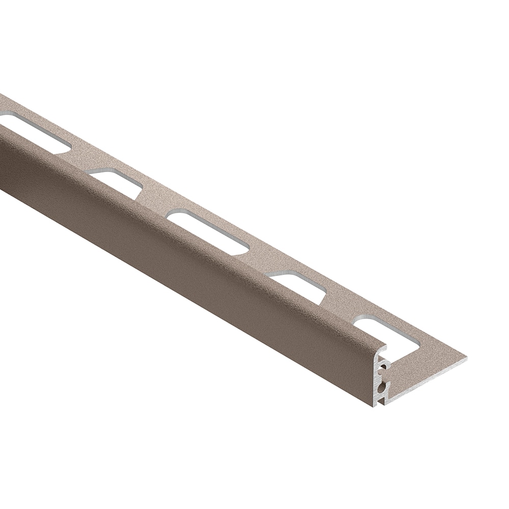 Schluter Systems J125TSB Jolly 0.5-in W x 98.5-in L Beige textured color-coated aluminum Aluminum L-angle Tile Edge Trim