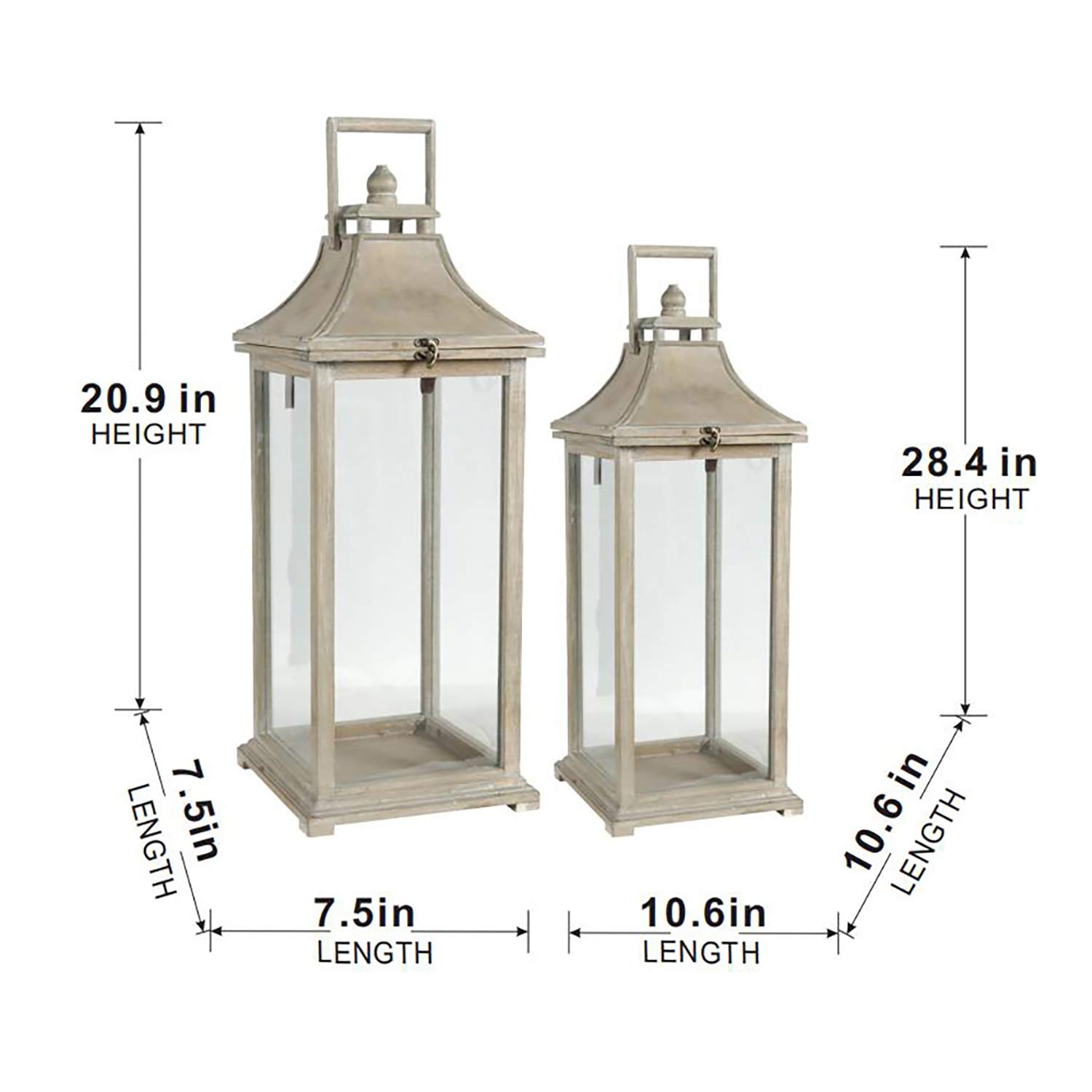 Siavonce XH44681 Outdoor-Decorative-Lanterns - View #3