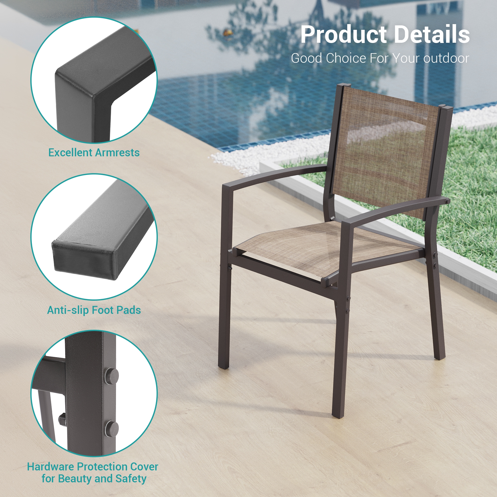 Sonkuki SD-TP6267 Patio-Conversation-Sets - View #7