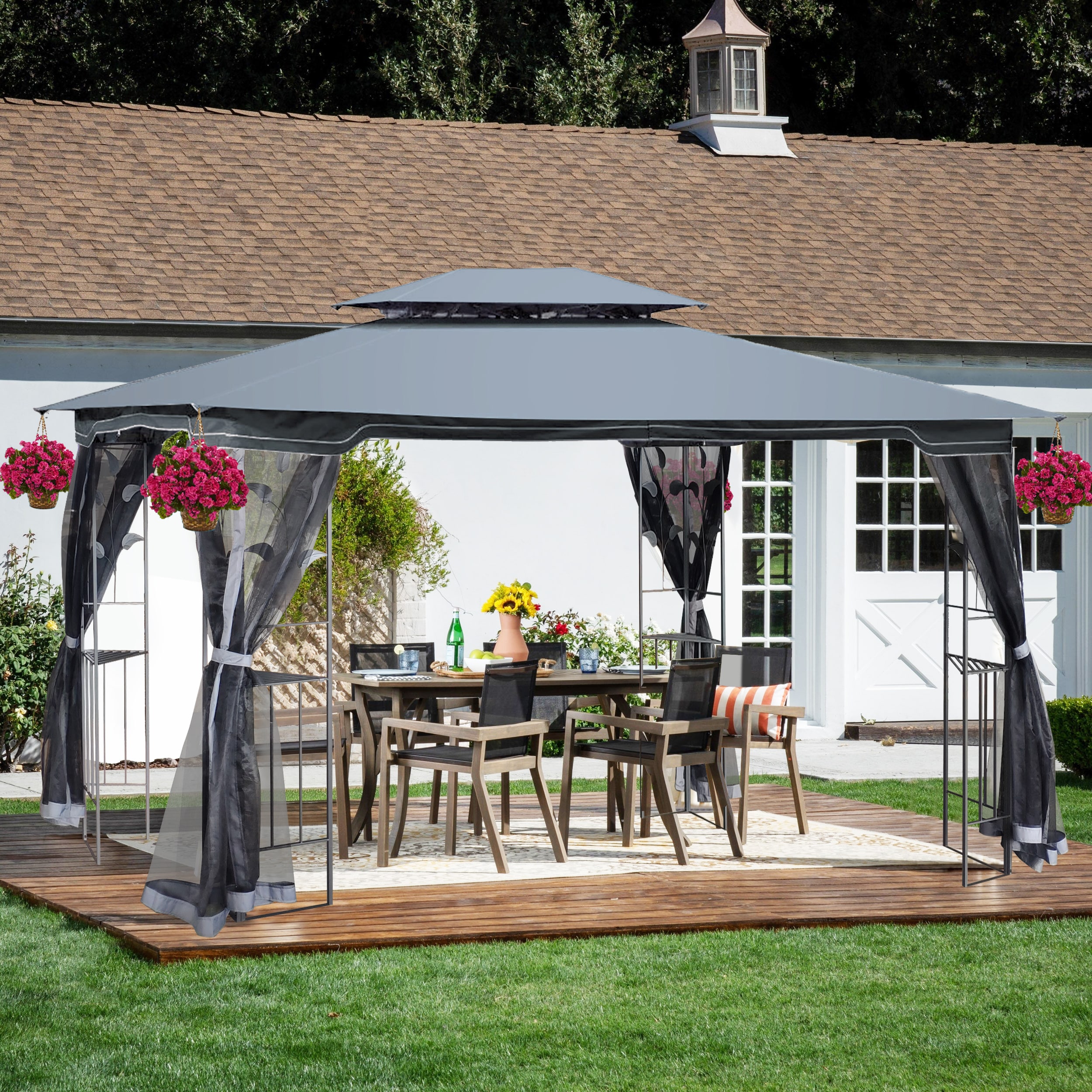 AAZJ BYO-42174 Wood-Resin-Gazebos - View #15