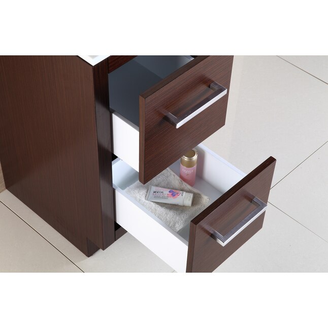 Bellaterra Home 15.75-in W x 31-in H x 18.3-in D Wenge Birch Frees Bellaterra Home 15.75-in W x 31-in H x 18.3-in D Wenge Birch Frees