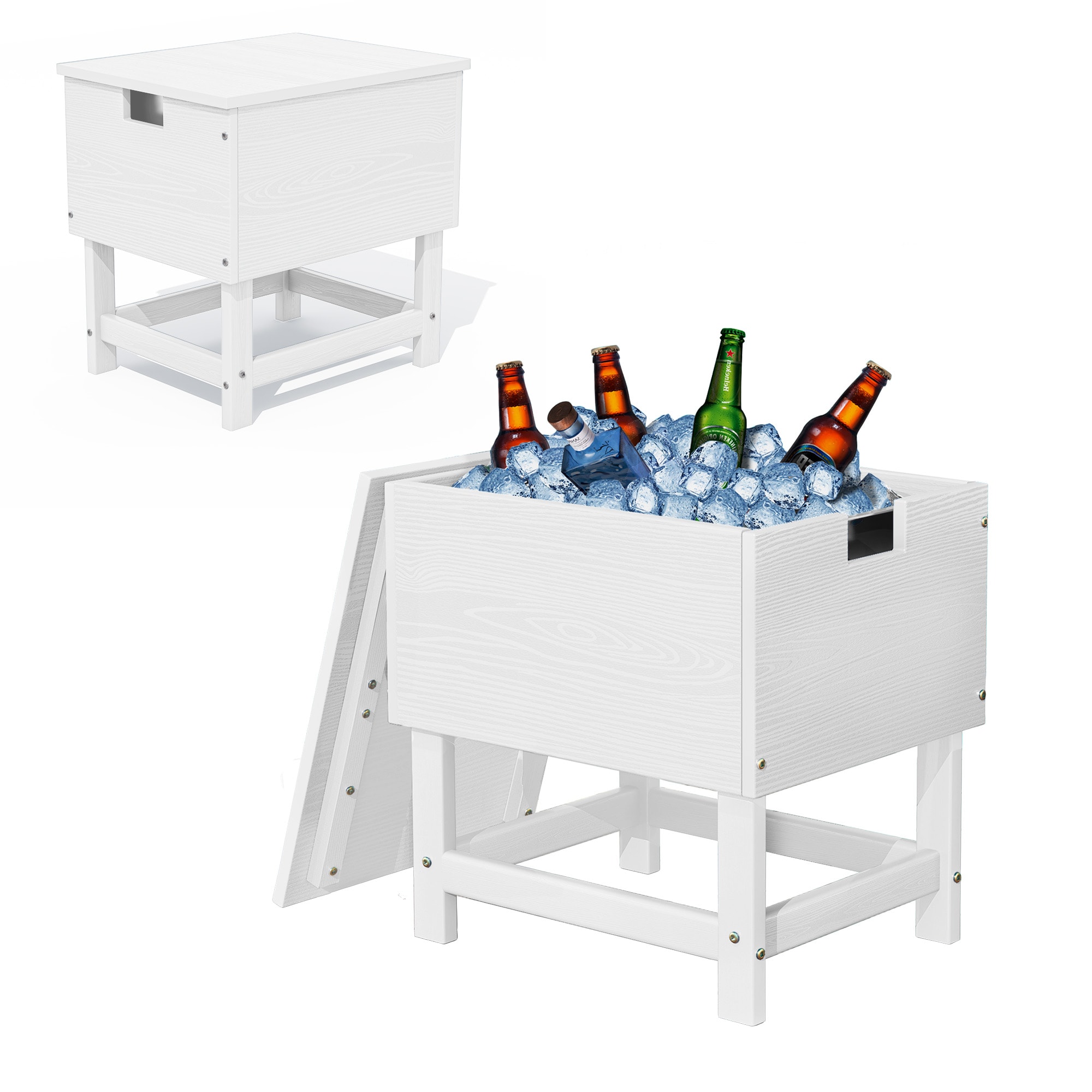 JEAREY BTBJ-WE 5 Gallon(s) White Insulated Beverage cooler