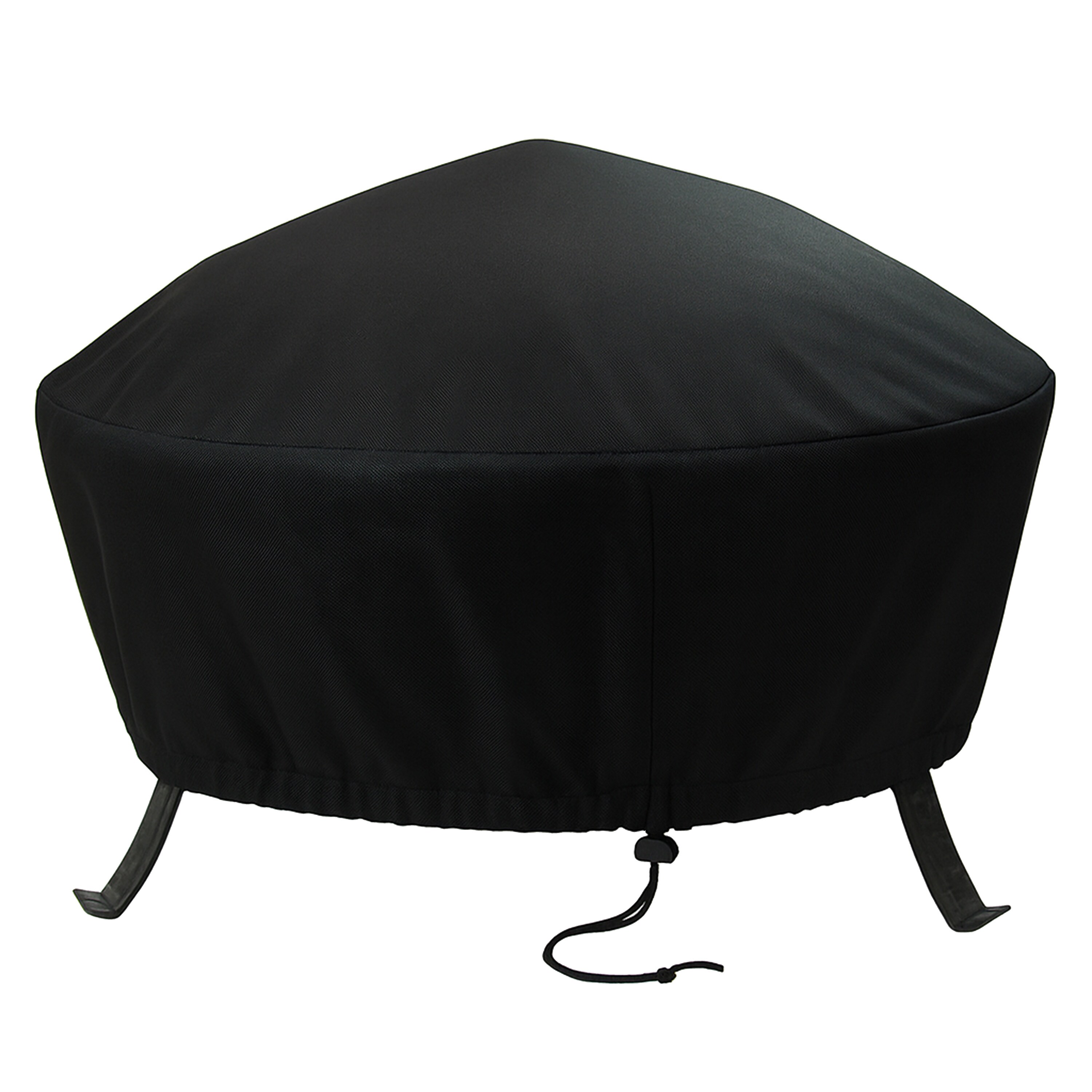 Sunnydaze Decor FI-6024BLK-INV Fire-Pit-Covers - View #2